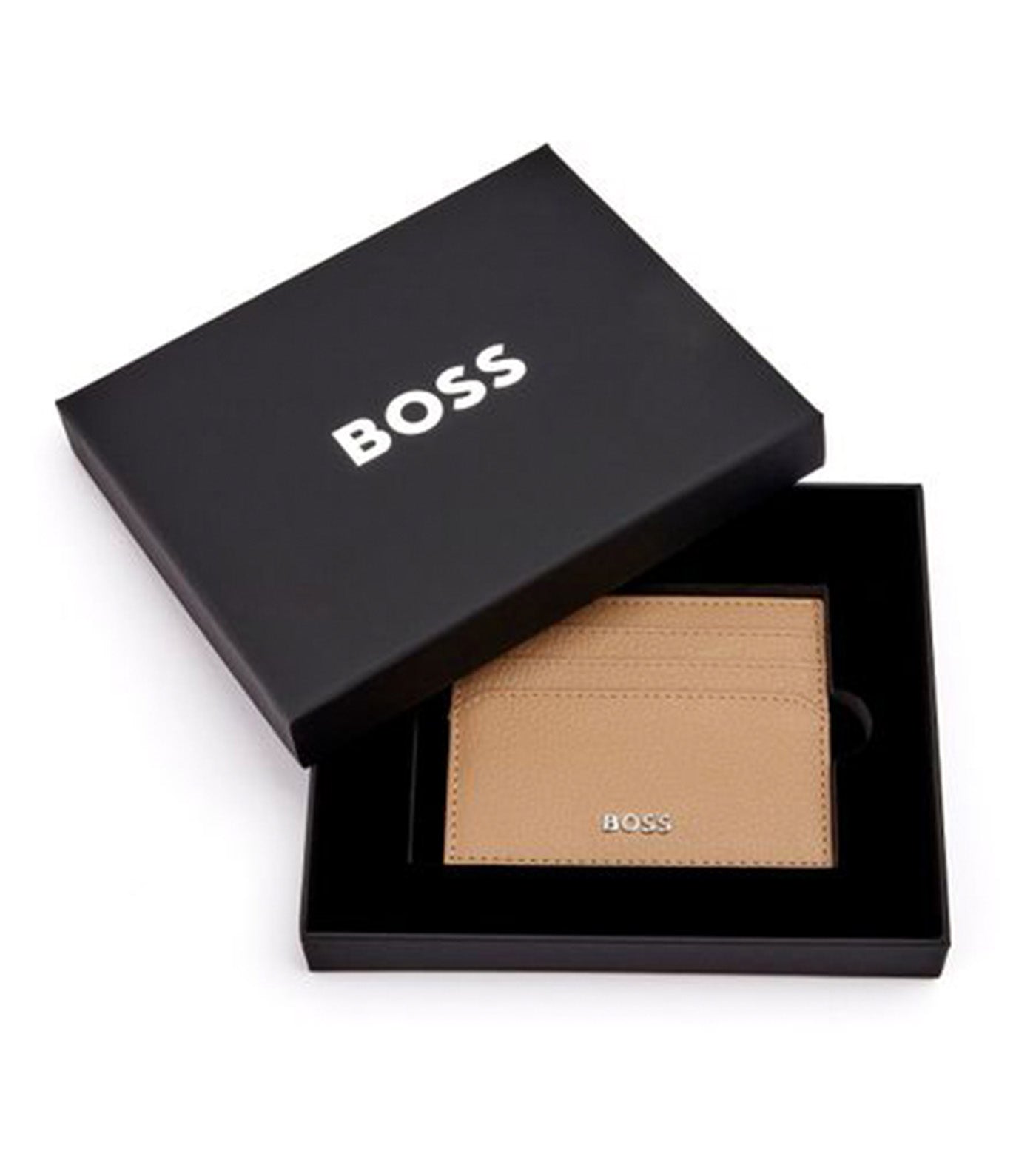 Card Holder Classic Grained Camel