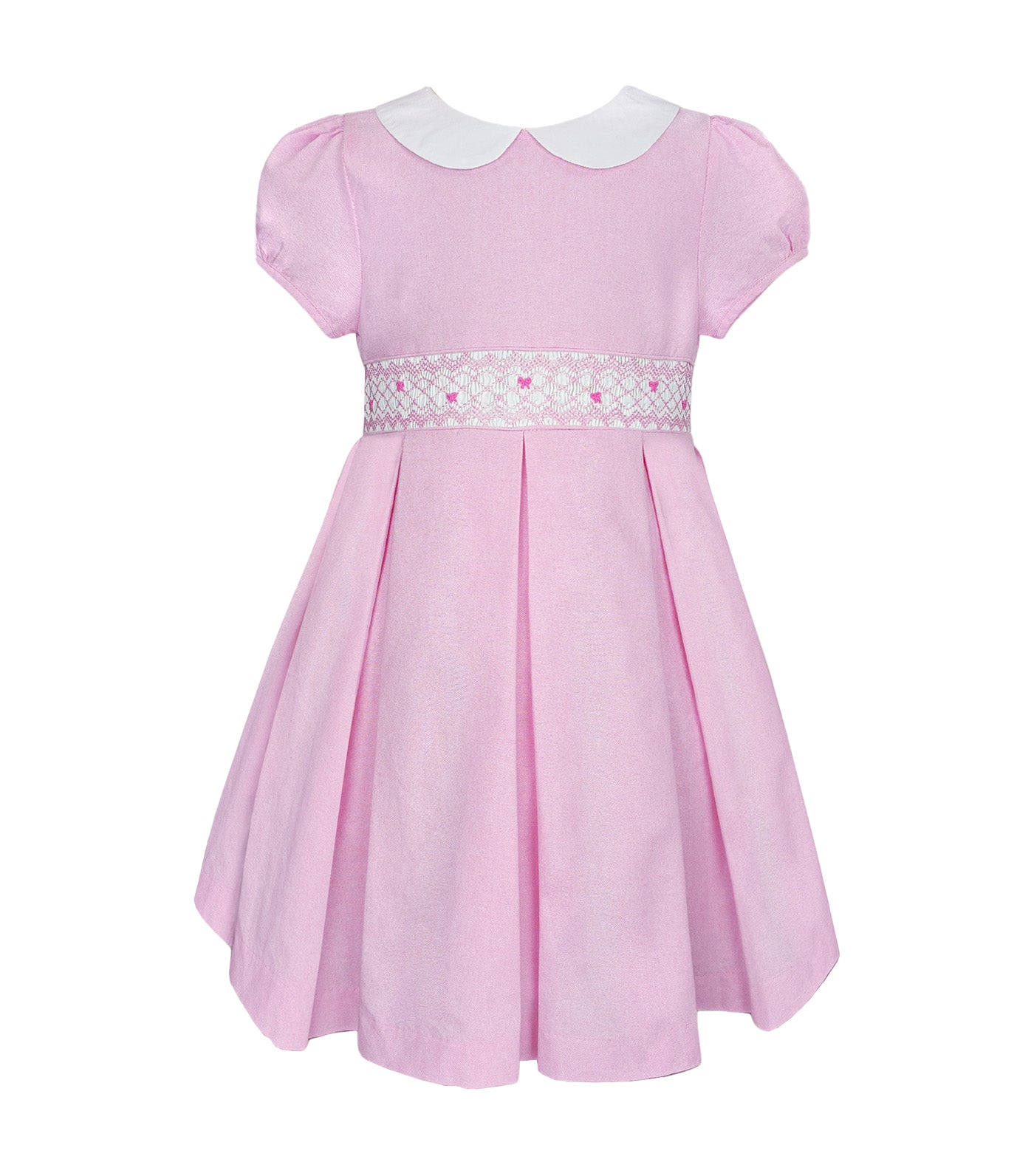 Merina Smocked Dress Pink