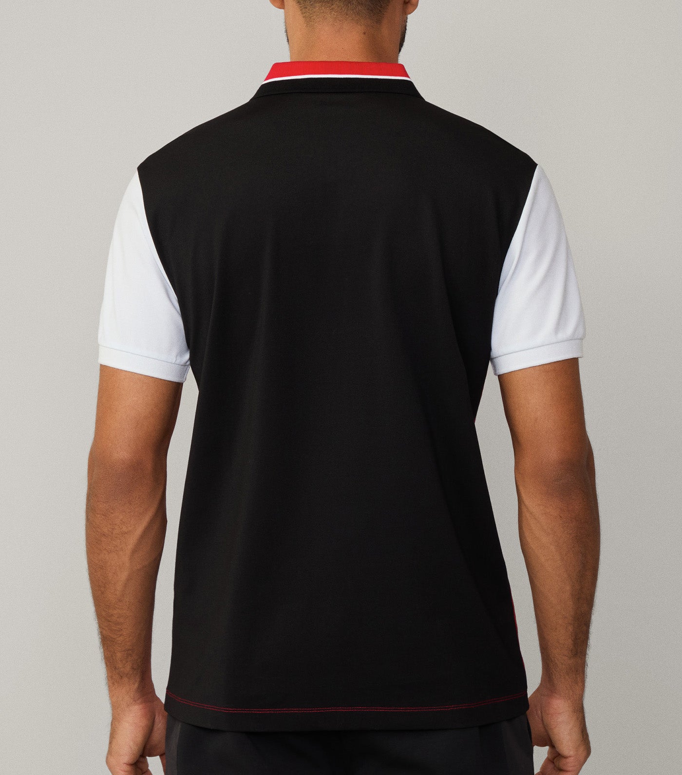 Classic Fit Short Sleeve Branded Polo Race Red