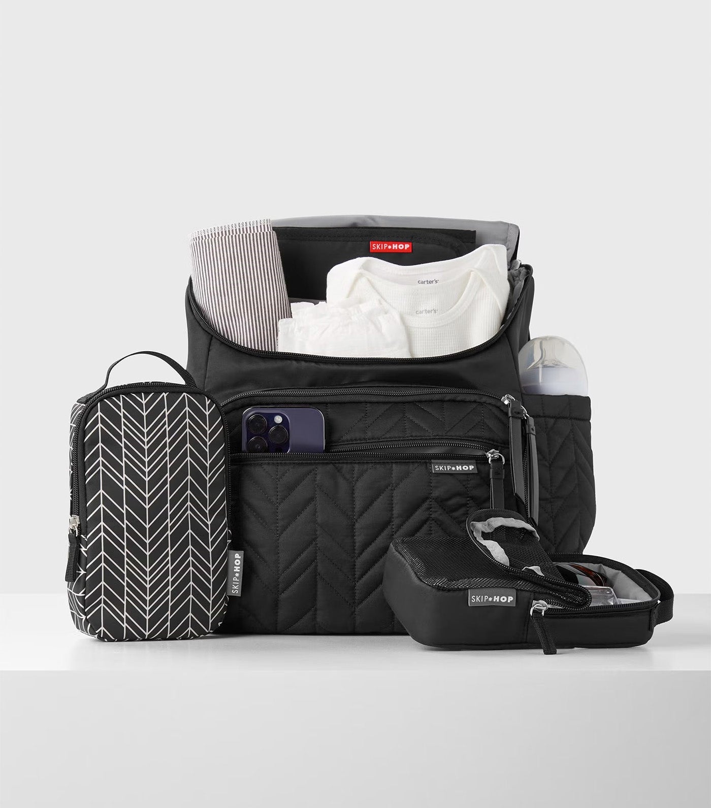 Forma Backpack Diaper Bag Jet Black