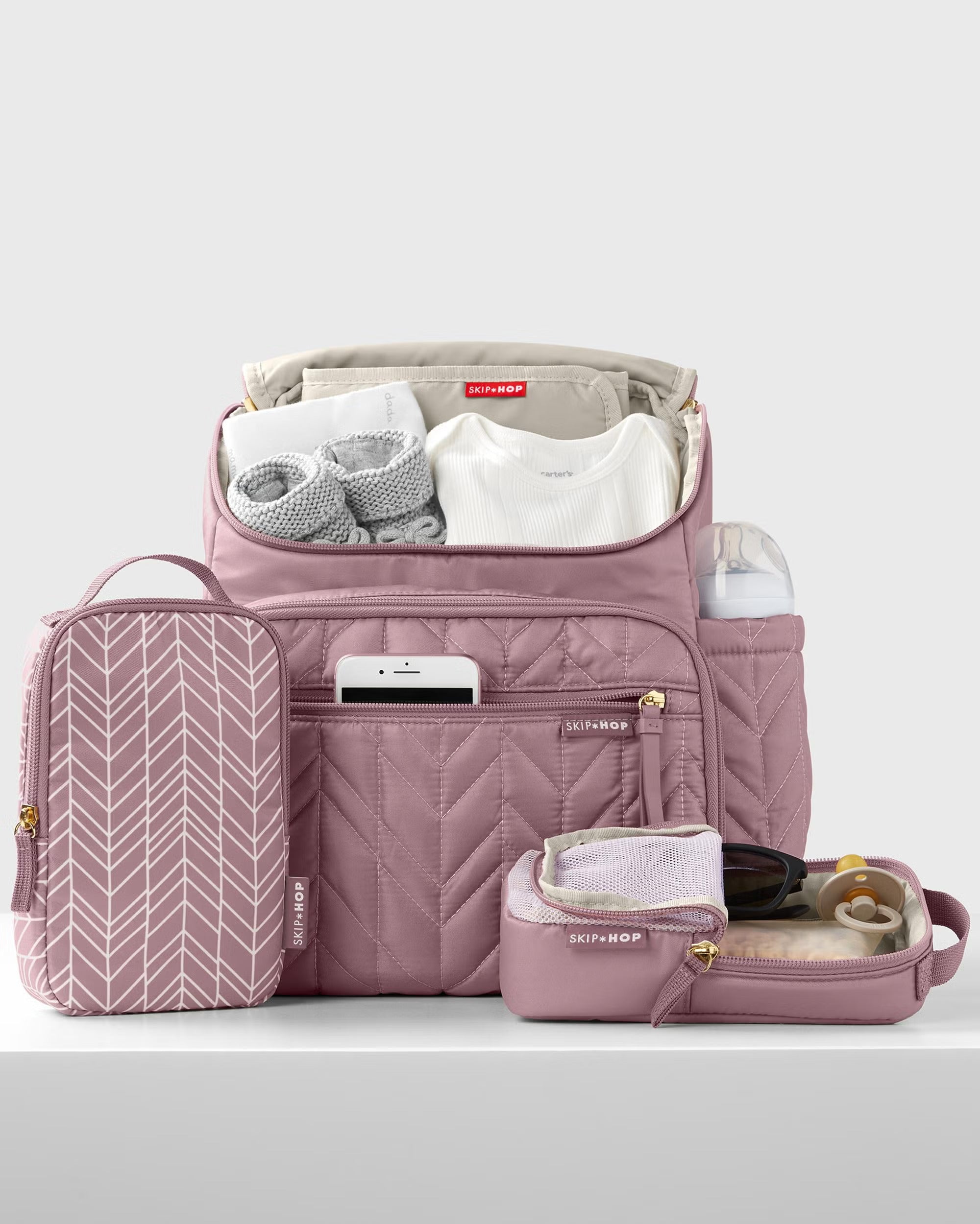 Forma Backpack Diaper Bag Mauve Mist