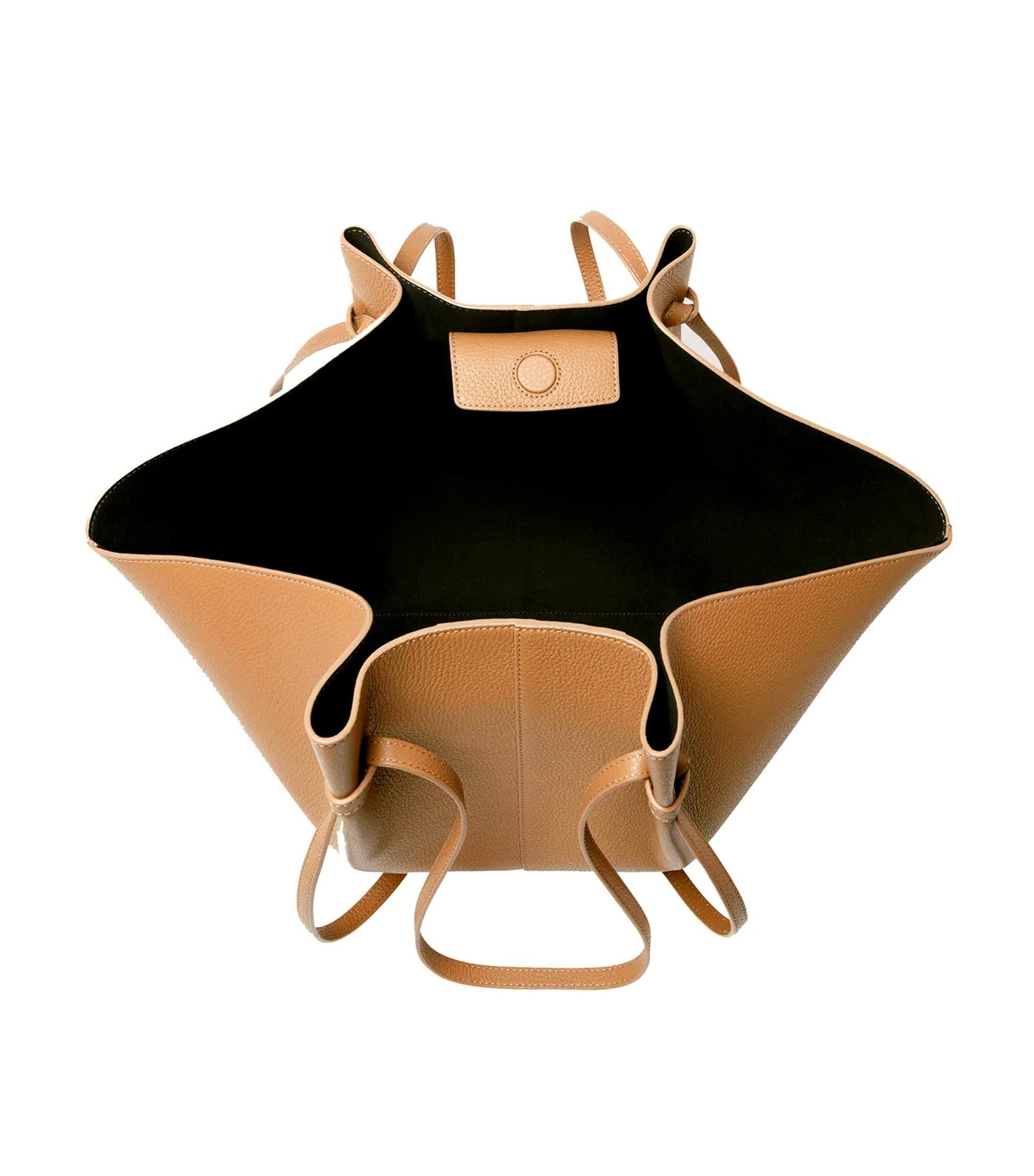 Large Mochi Pebble-Grained Leather