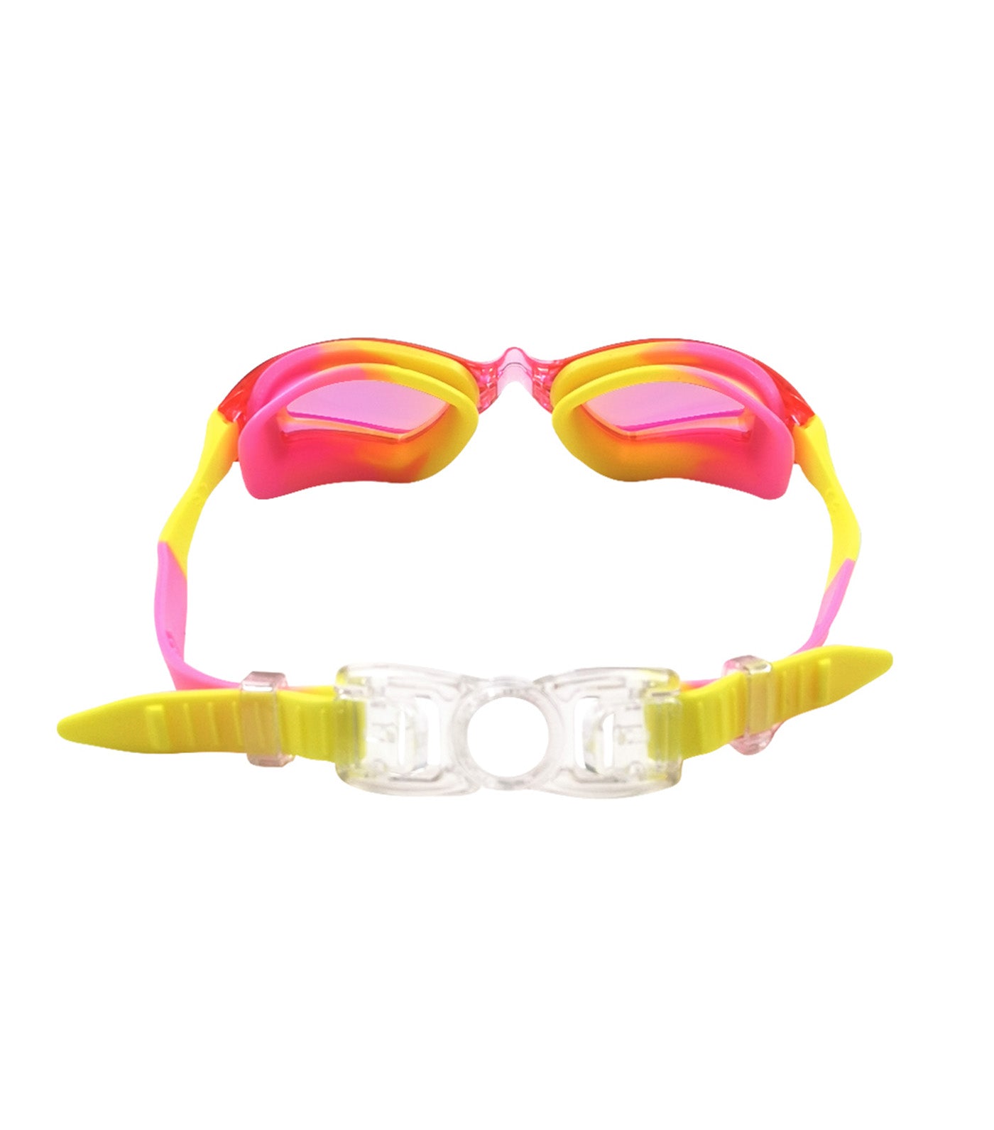 Kids Velocity Polarized Swimming Goggles Pink/Yellow