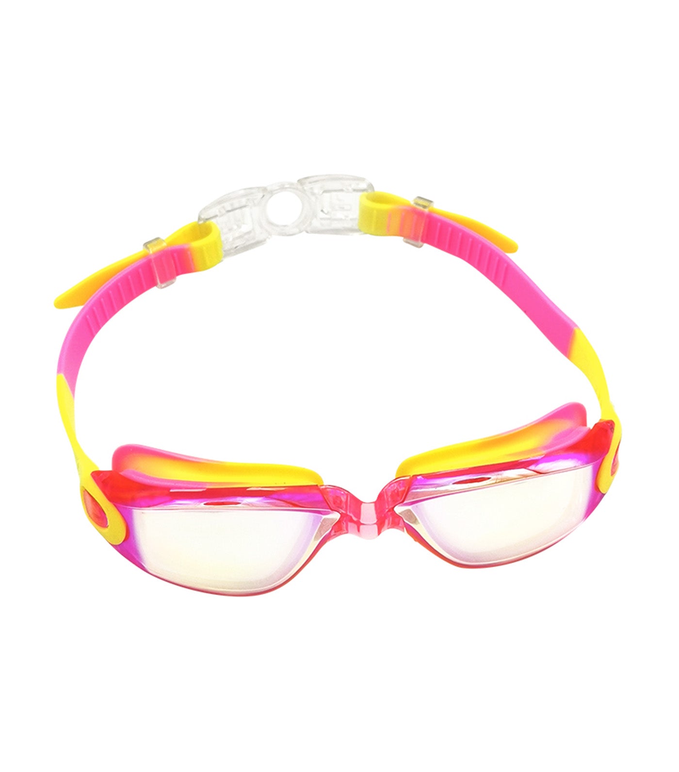 Kids Velocity Polarized Swimming Goggles Pink/Yellow
