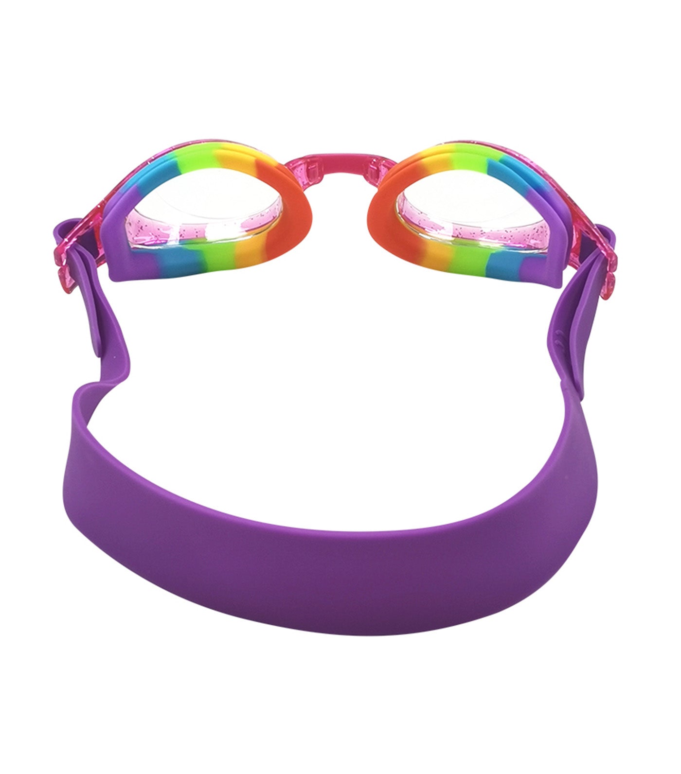 Kids Essentials Swimming Goggles Rainbow Clear