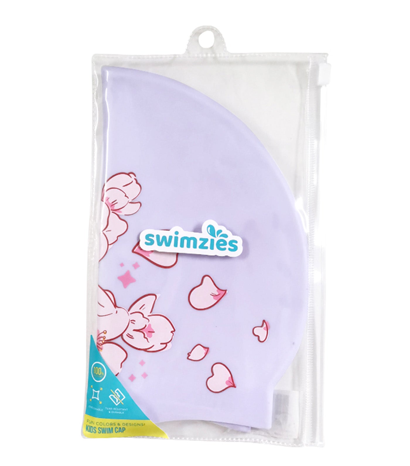 Swim Cap Cherry Bloom Purple
