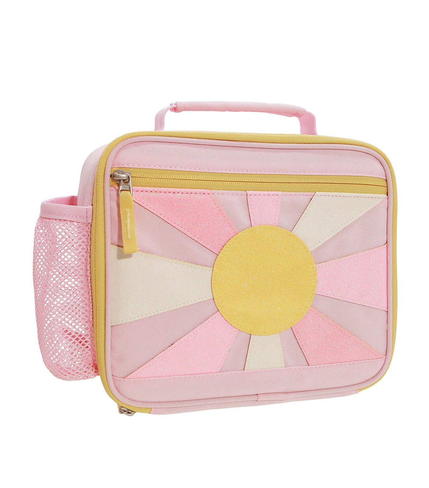 Mackenzie Glitter Sunburst Glow in the Dark Lunch Box Cold Pack