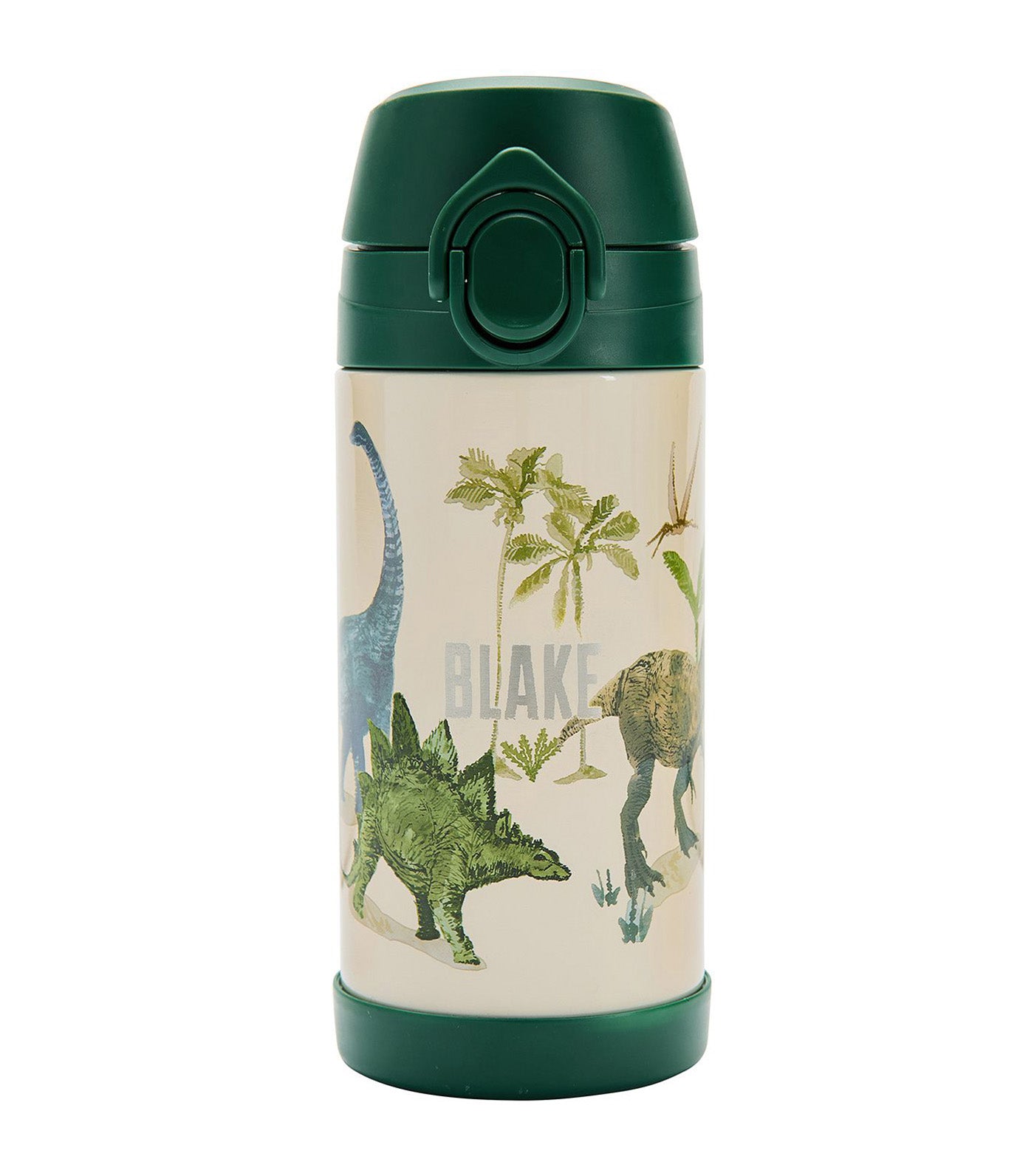 Mackenzie Jurassic Dino Insulated Water Bottle Multi