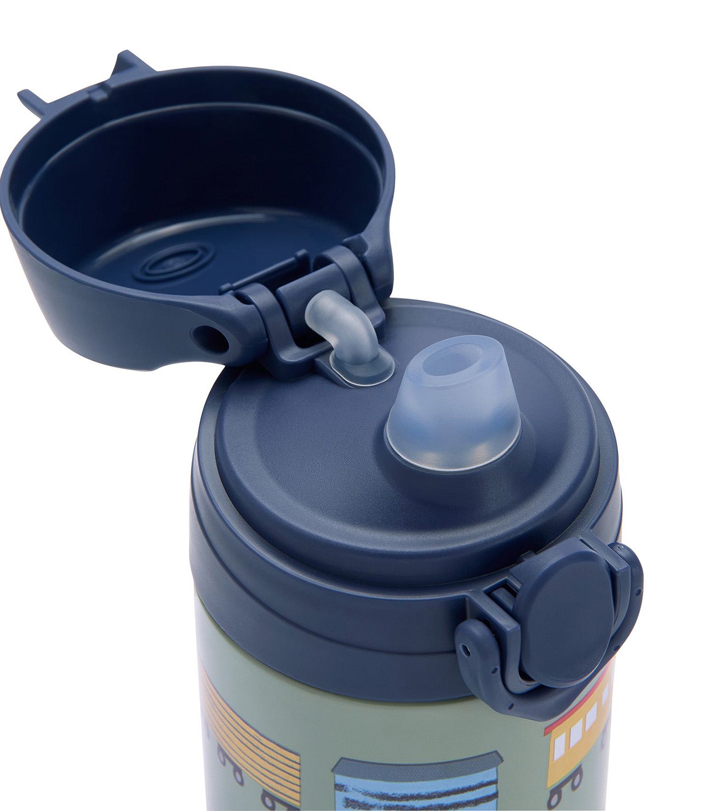 Mackenzie Railroad Train Insulated Water Bottle Multi