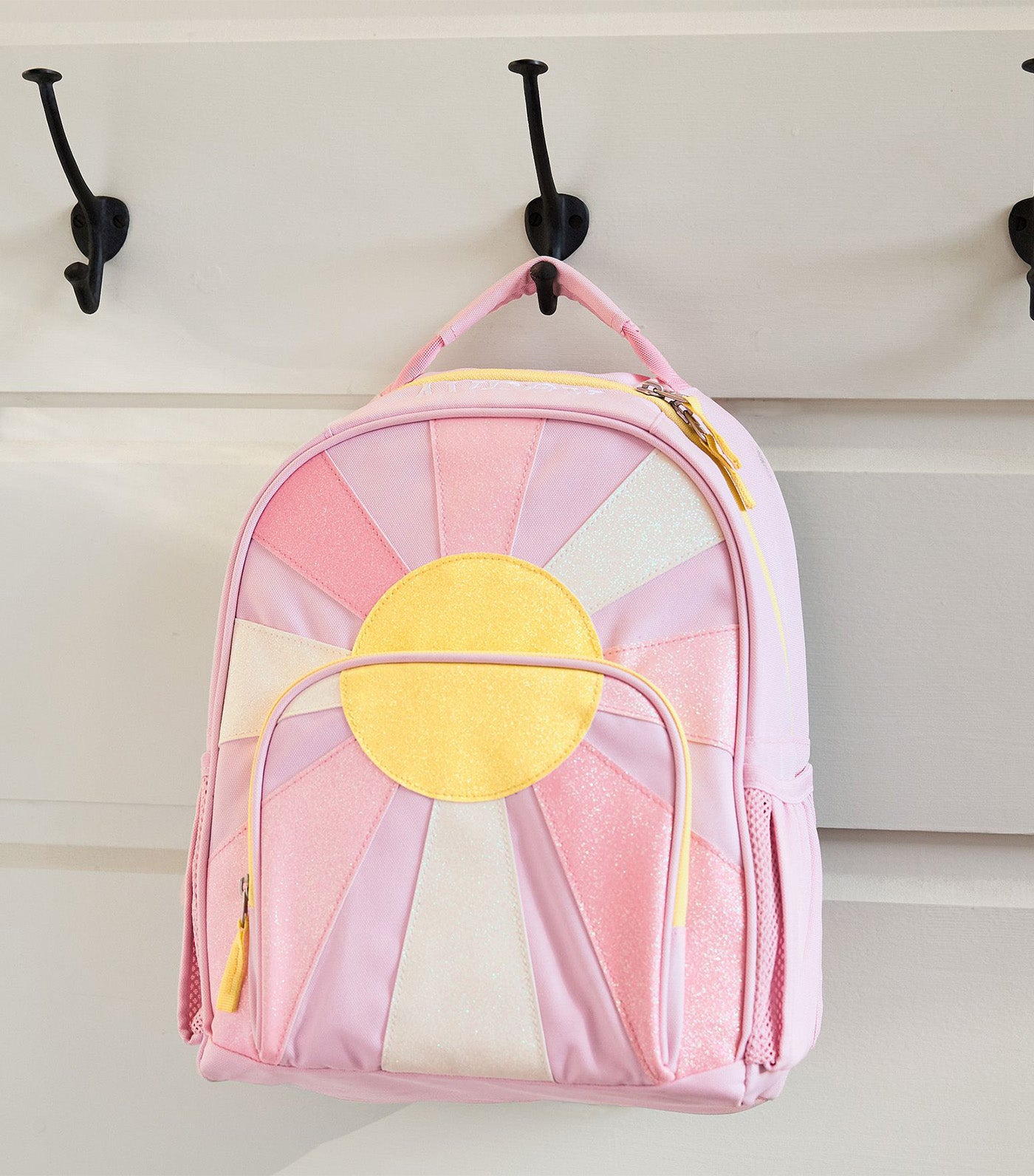 Mackenzie Glitter Sunburst Glow-In-The-Dark Backpacks Multi