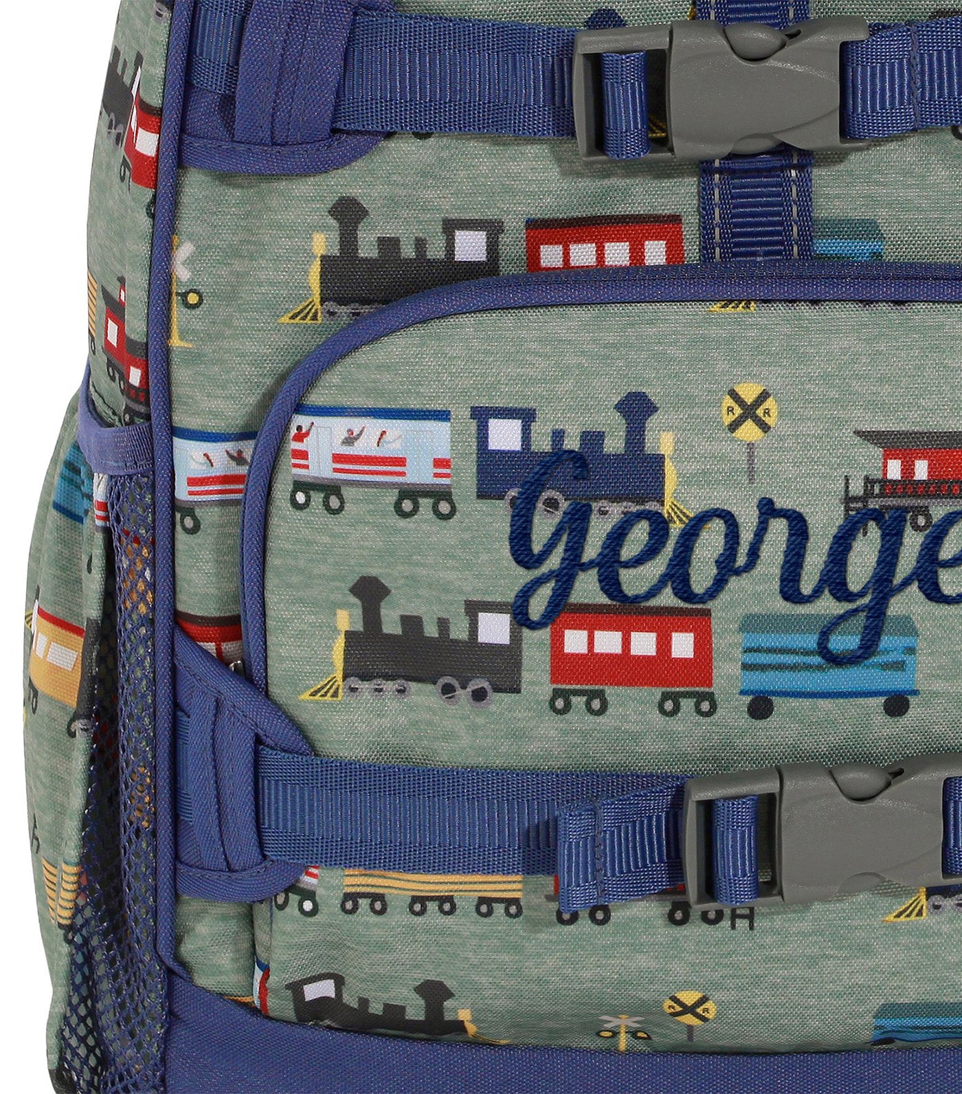 Mackenzie Railroad Train Backpack Multi