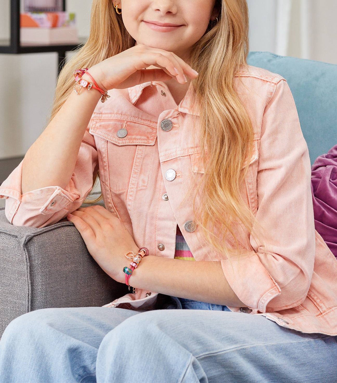 Halo Charms Bracelets: Pretty in Pink