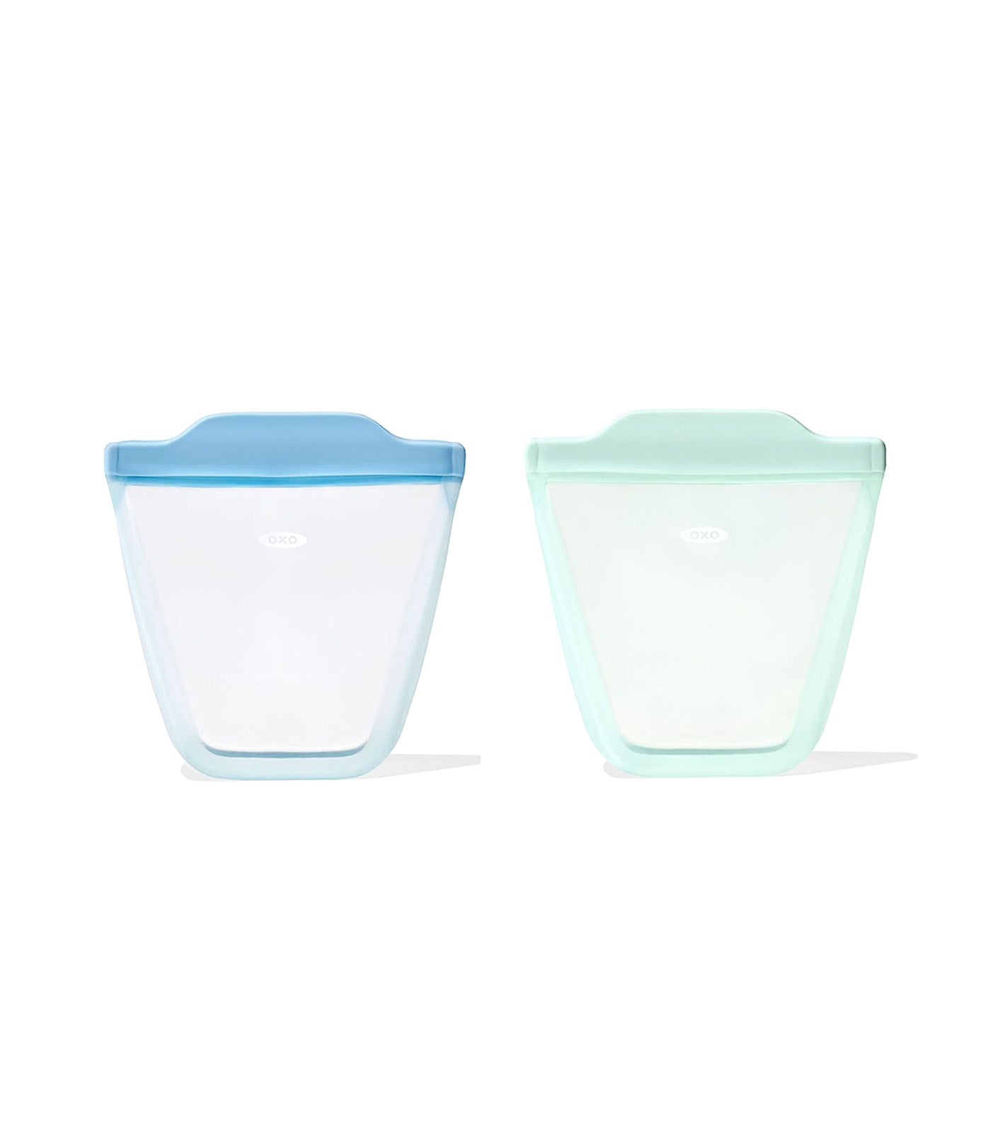 Silicone Reusable Bags - 2 Cup Set