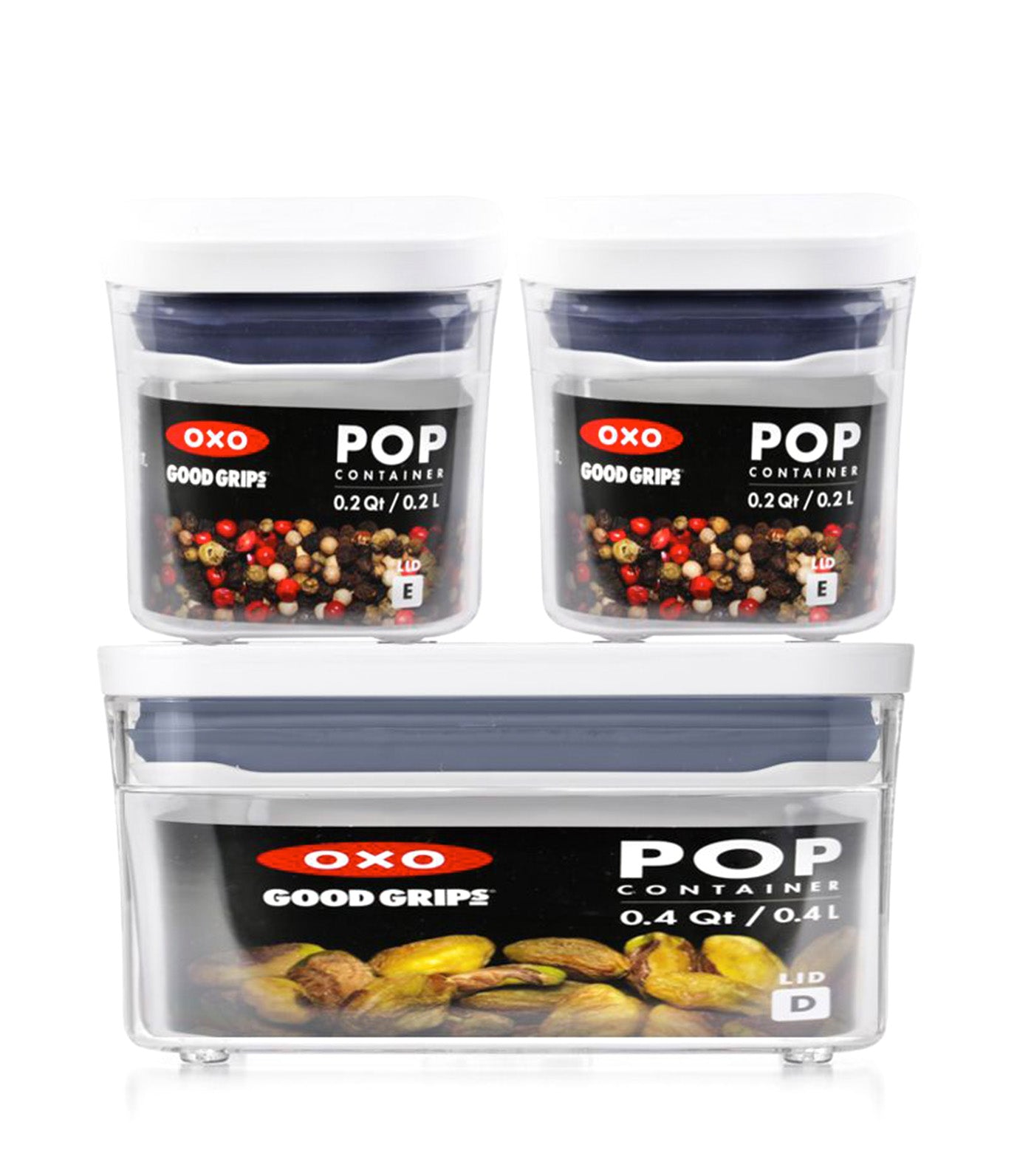 3 Pc. Pop Container Starter Set White