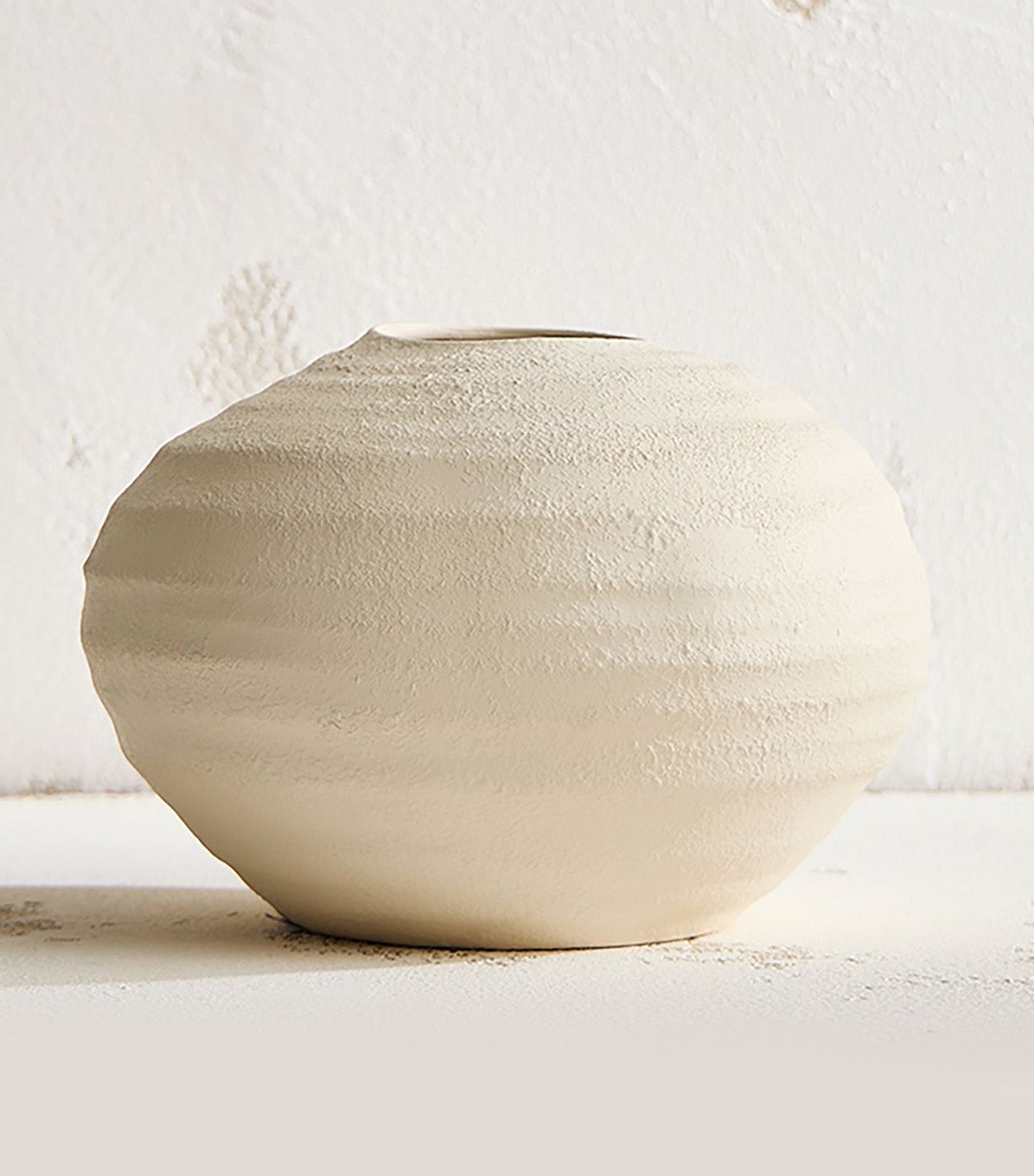 Ceramic Fluted Vases and Centerpiece Bowl