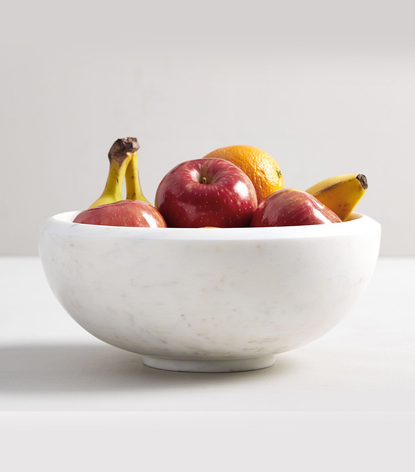 White Marble Fruit Bowl