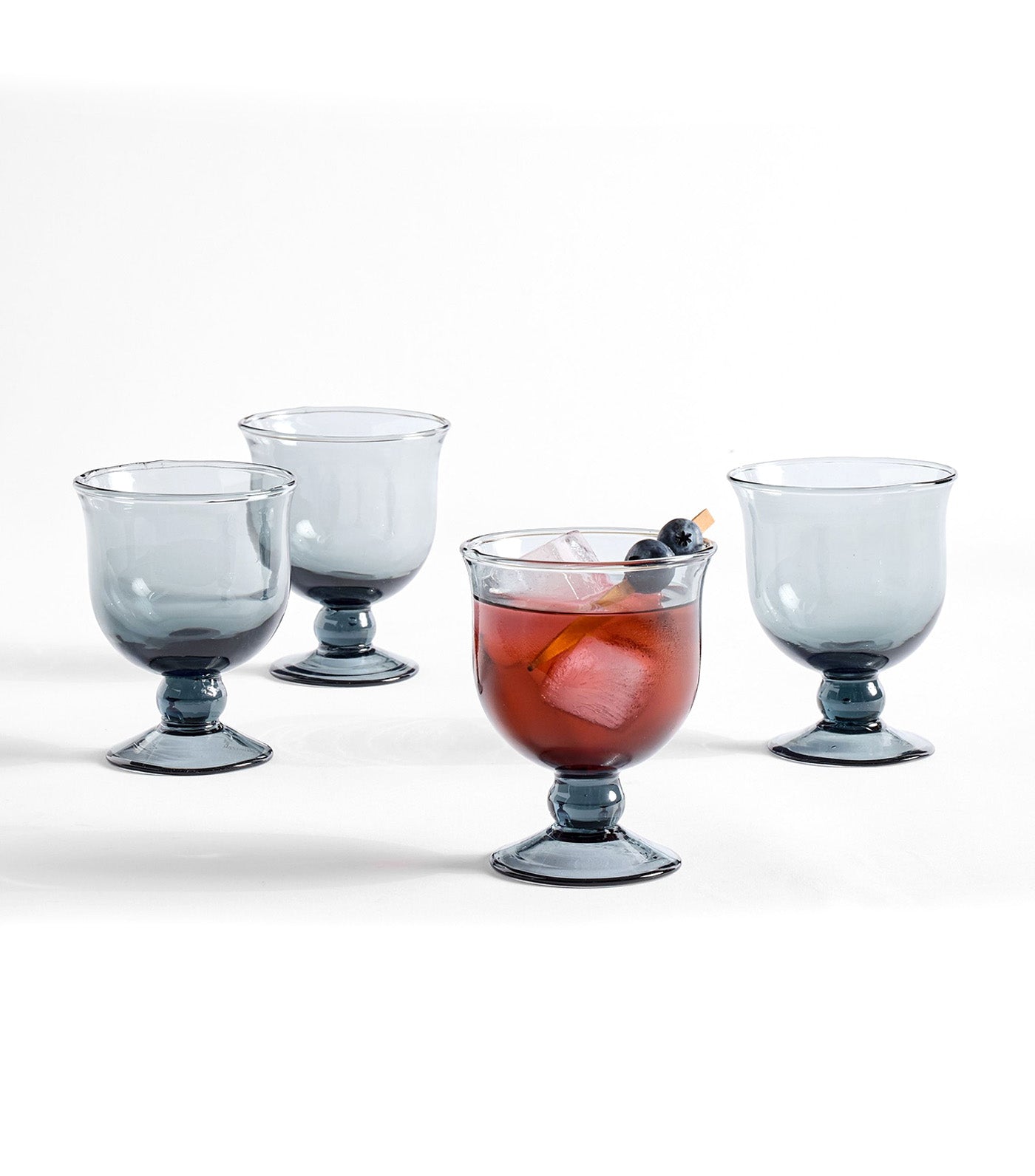 Willow Glass Goblets