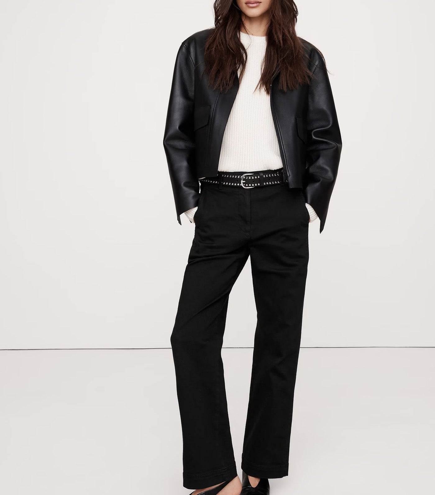 The Weekender Straight-Leg Pant Black