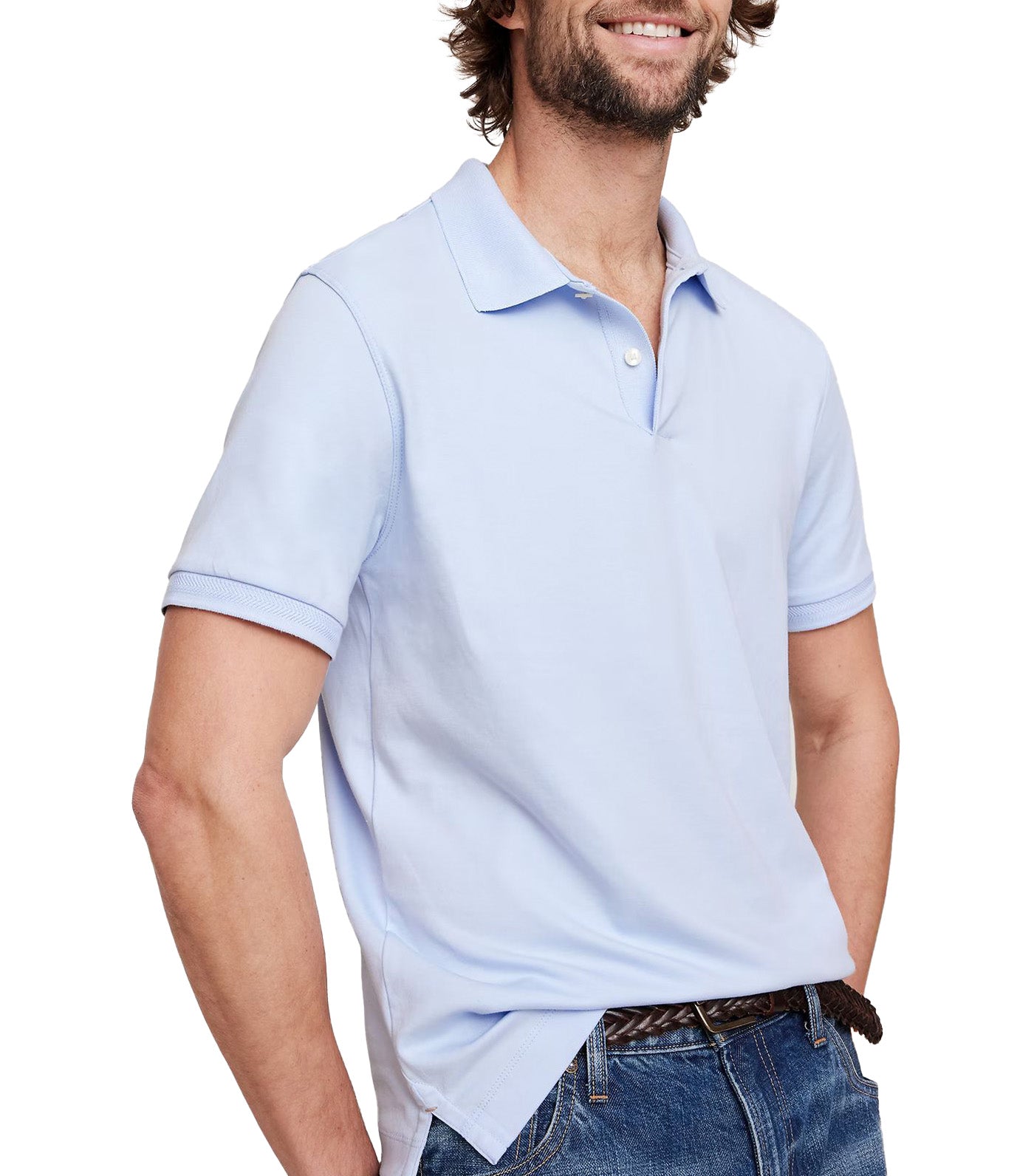 Luxury-Touch Polo Blue Meditation