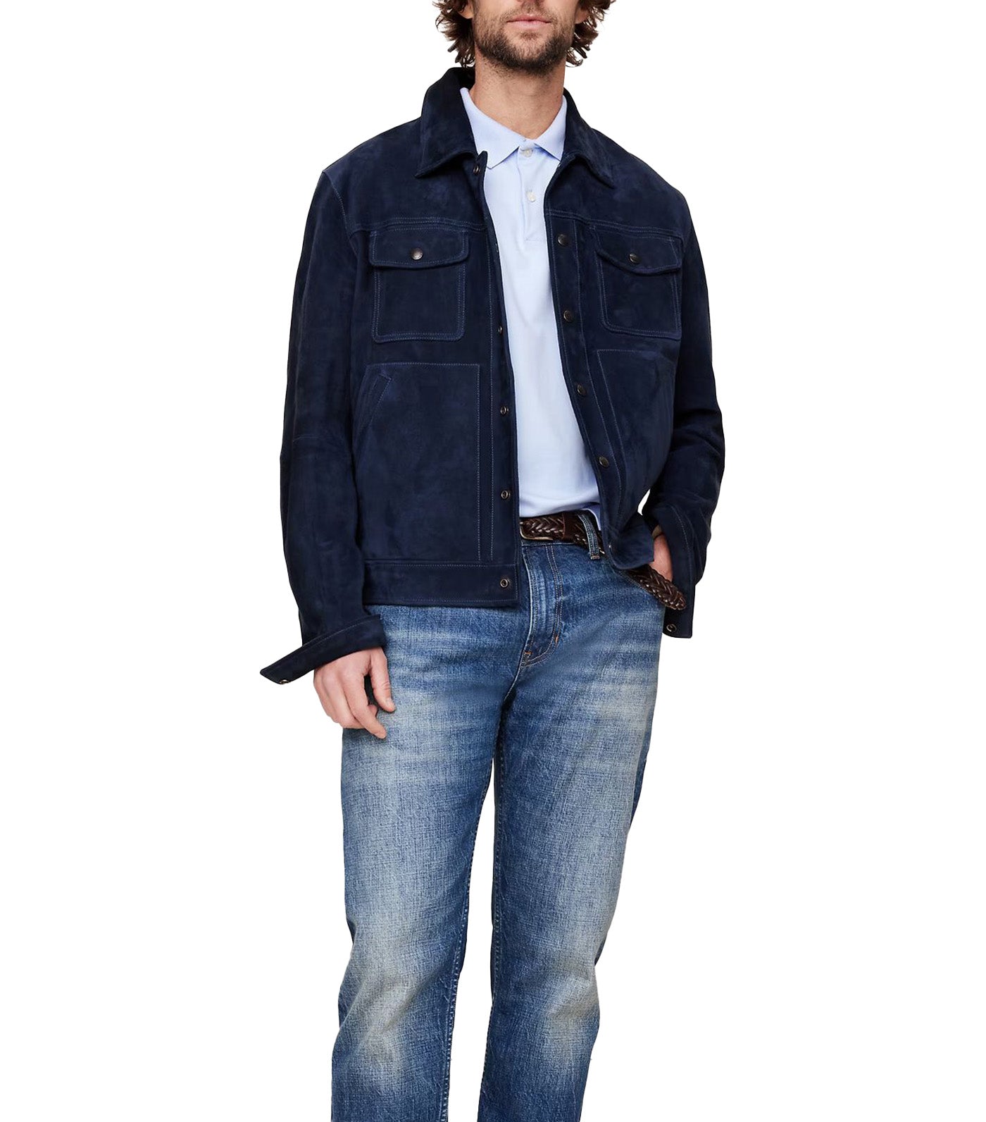 Luxury-Touch Polo Blue Meditation