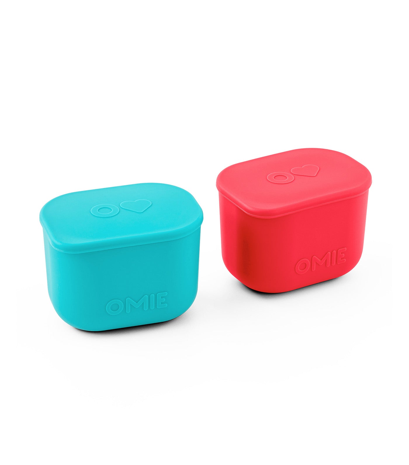 OmieBox UP Dip Containers Pink/Teal