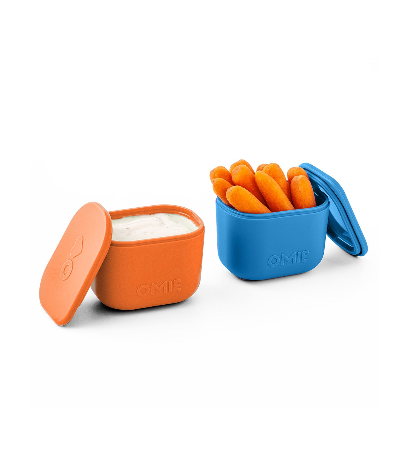 OmieBox UP Dip Containers Blue/Orange