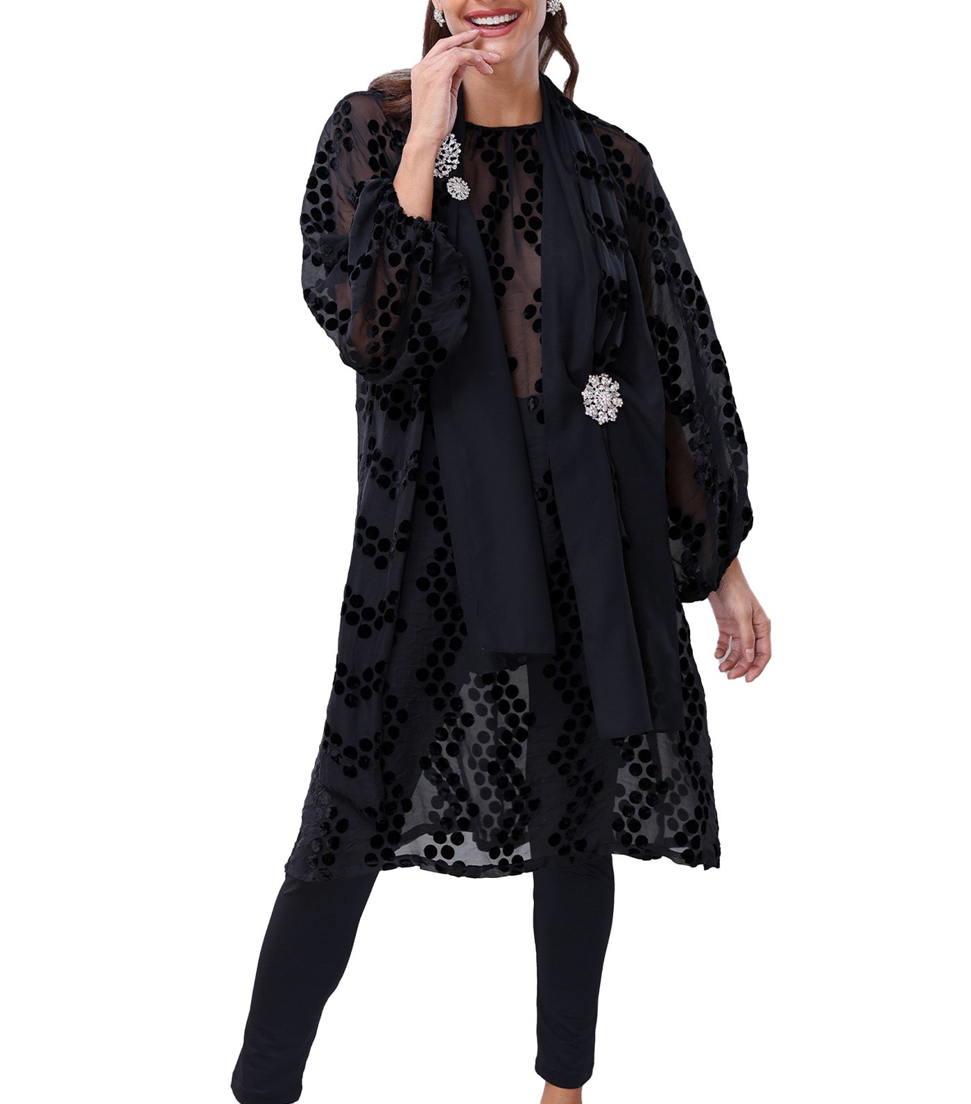 Esme Mess Dress Black