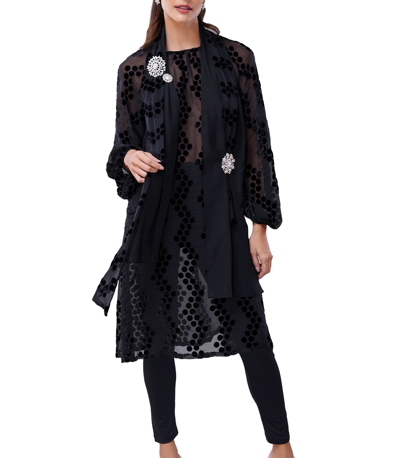 Esme Mess Dress Black