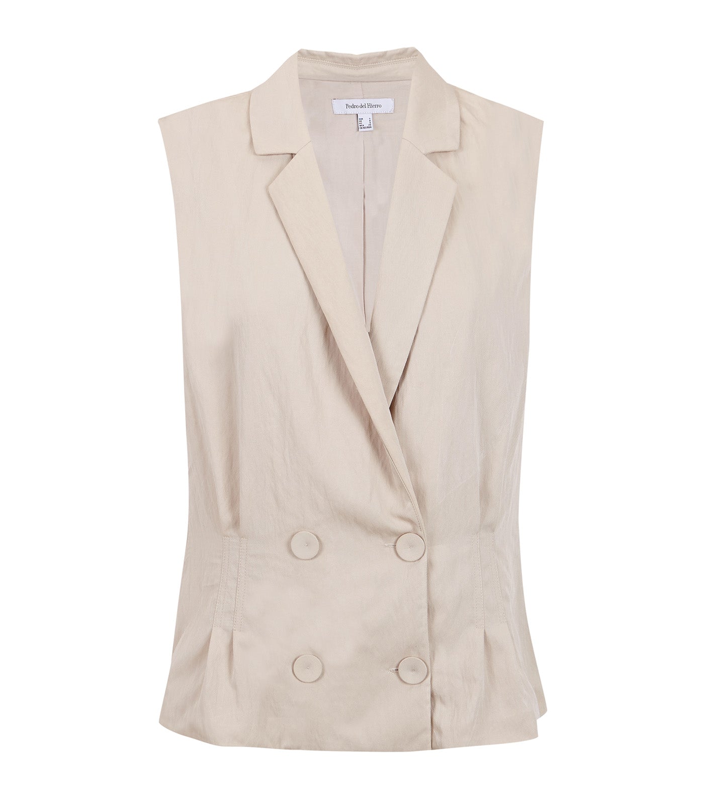 Women's Woven Vest Ivory