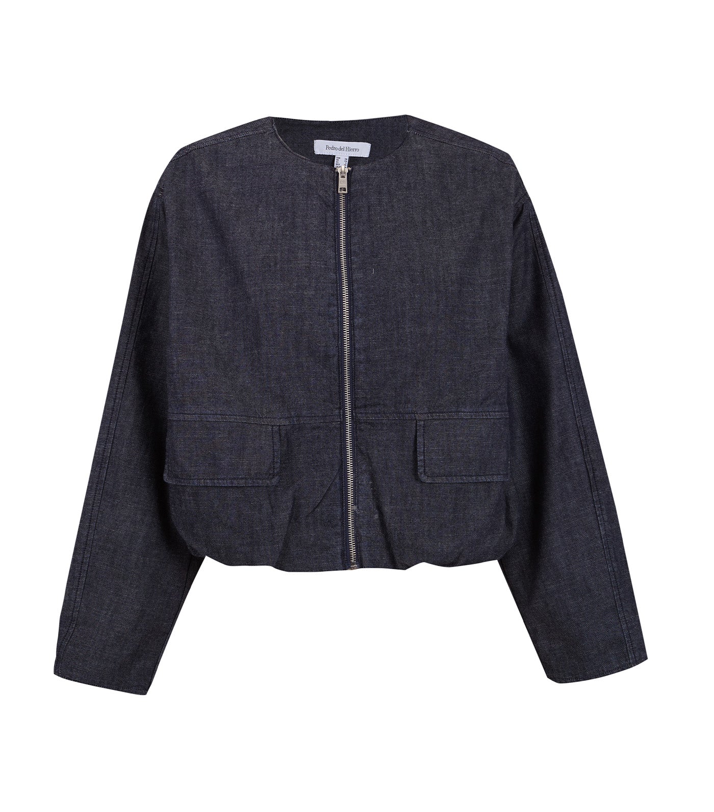 Women's Woven Denim Jacket Navy
