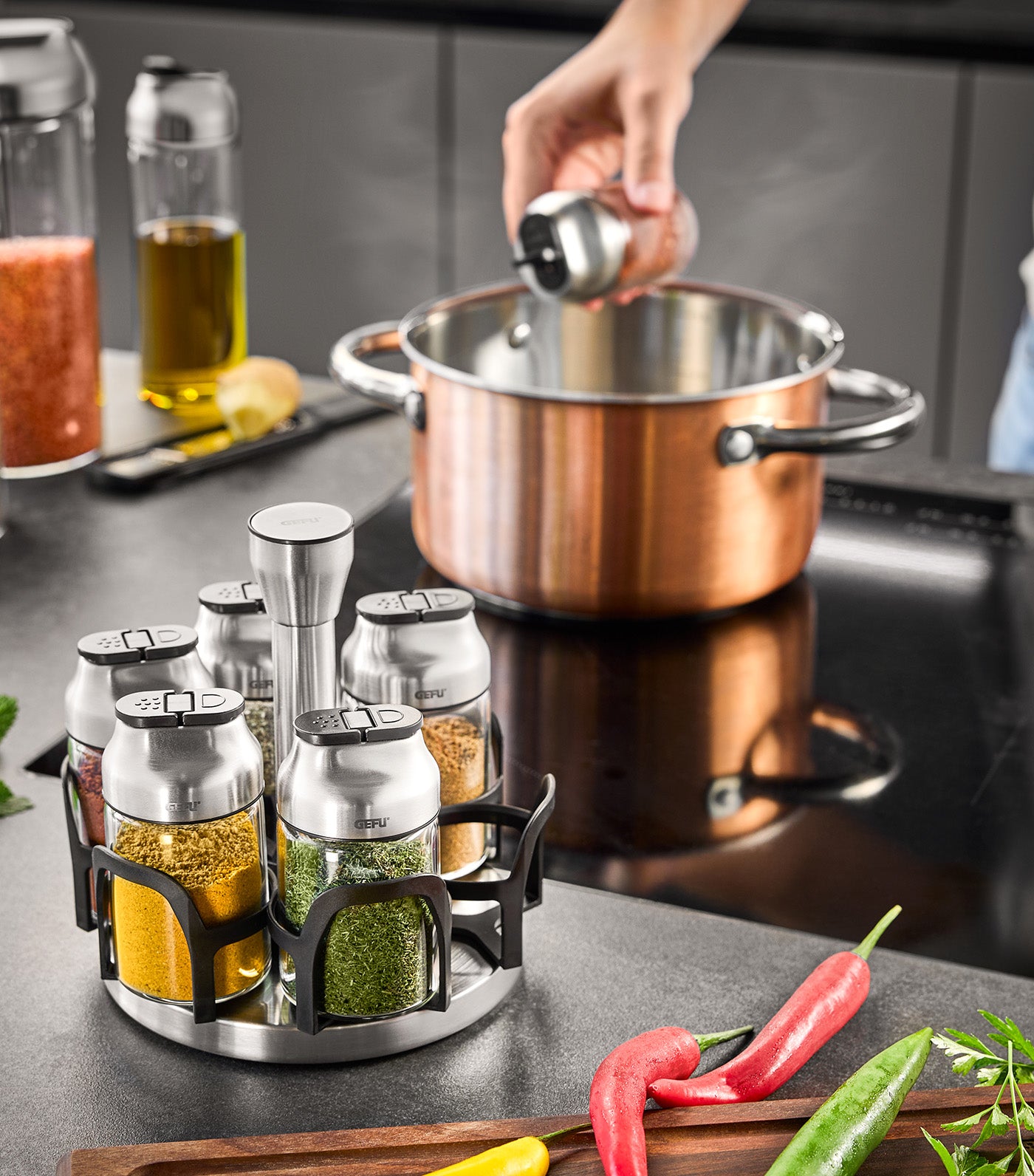 Kippo Spice Carousel, 7pc Set