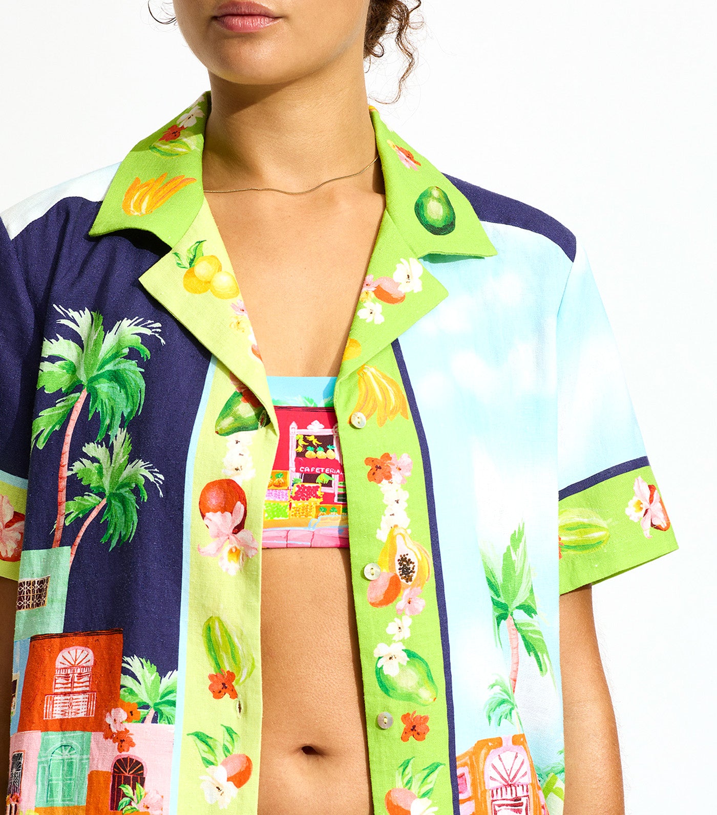 Cuba Shirt Turquoise