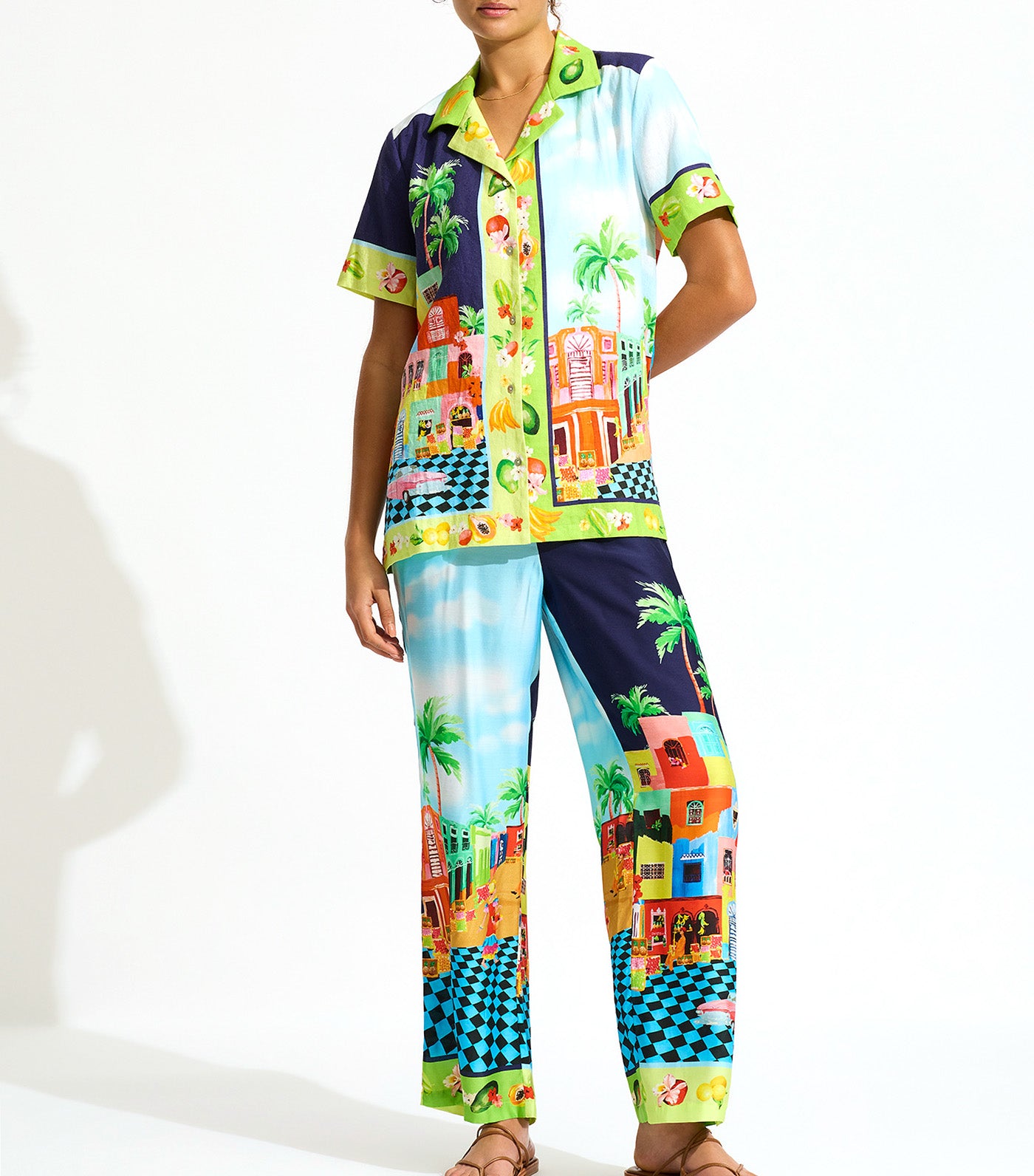 Cuba Shirt Turquoise