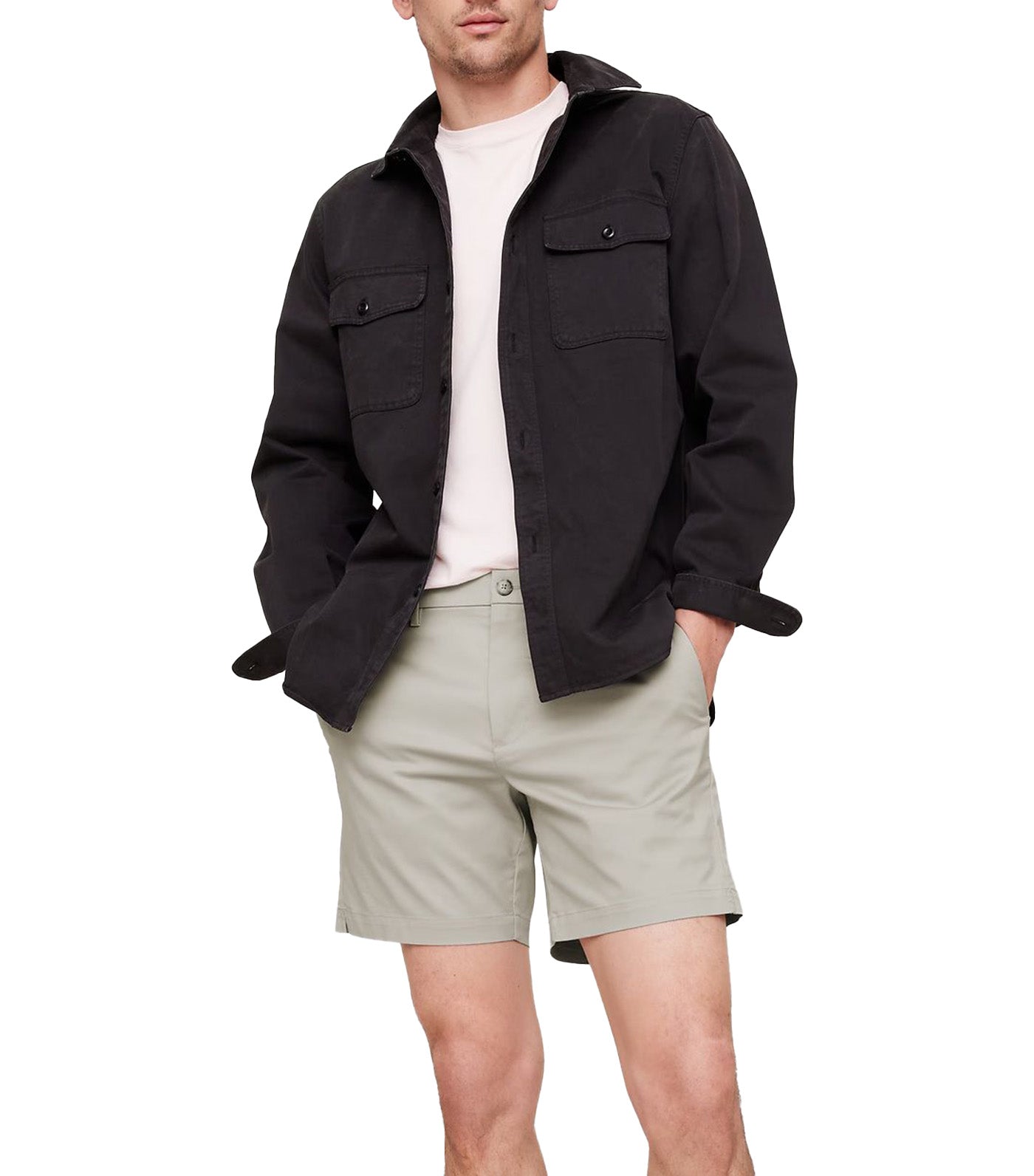 7" Core Temp Short Light Gray