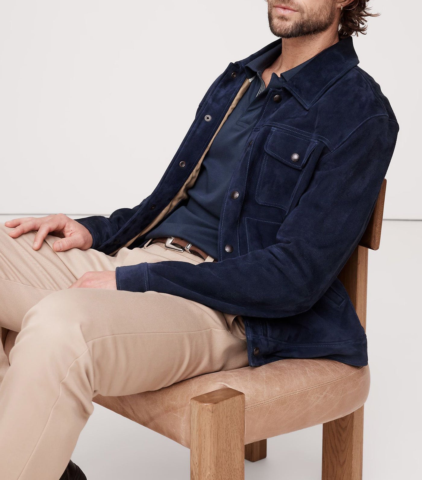 Luxury Touch Polo Deep Blue