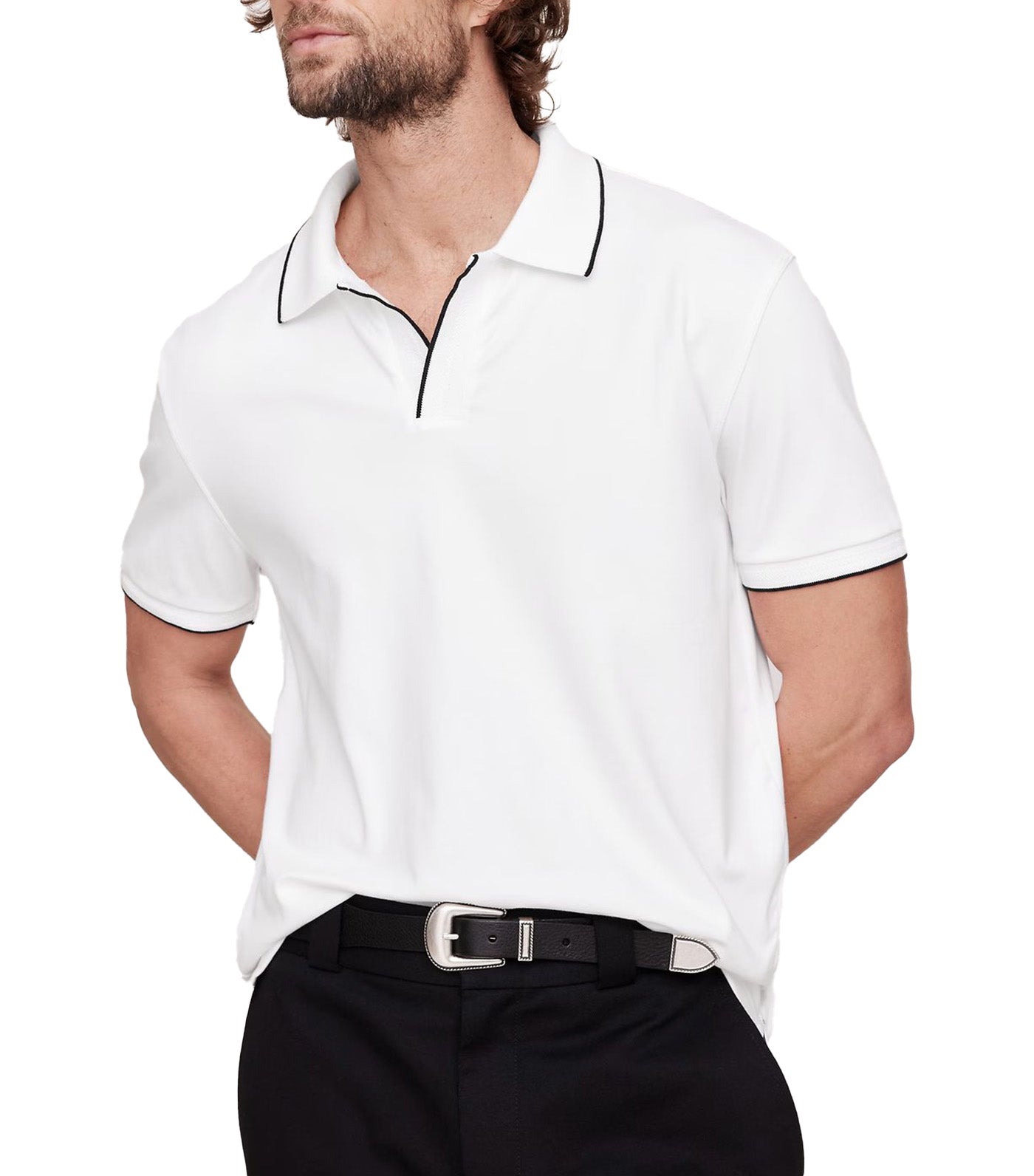 Luxury Touch Polo White
