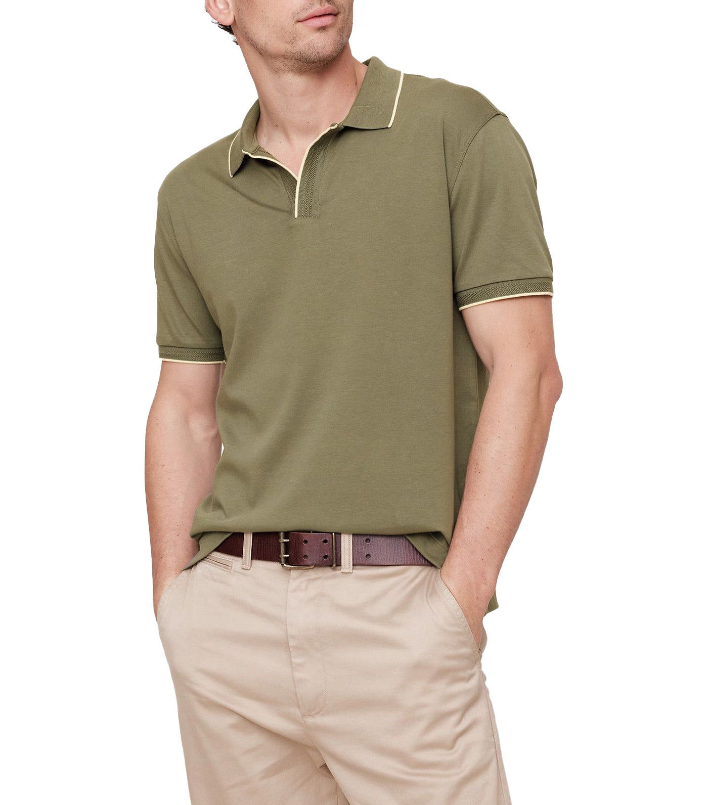 Luxury Touch Polo Dark Cypress Green