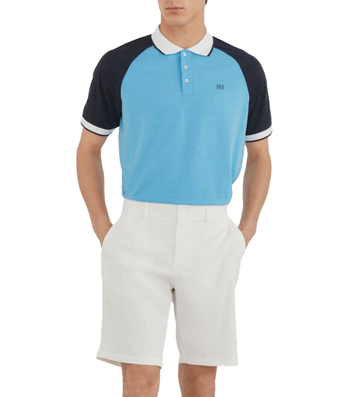 Polo Contrast Golf Blue