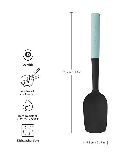 Plastic Soft Grip Spoon Spatula