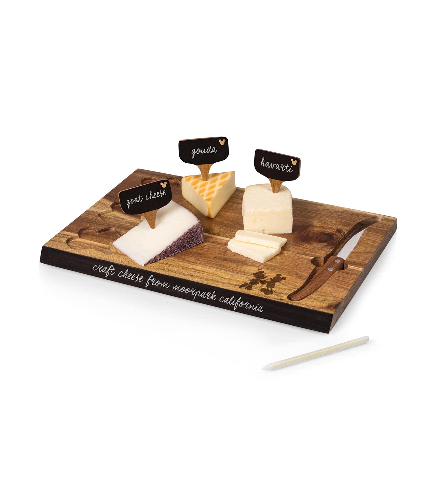 Delio Acacia Cheese Cutting Board and Tools Set