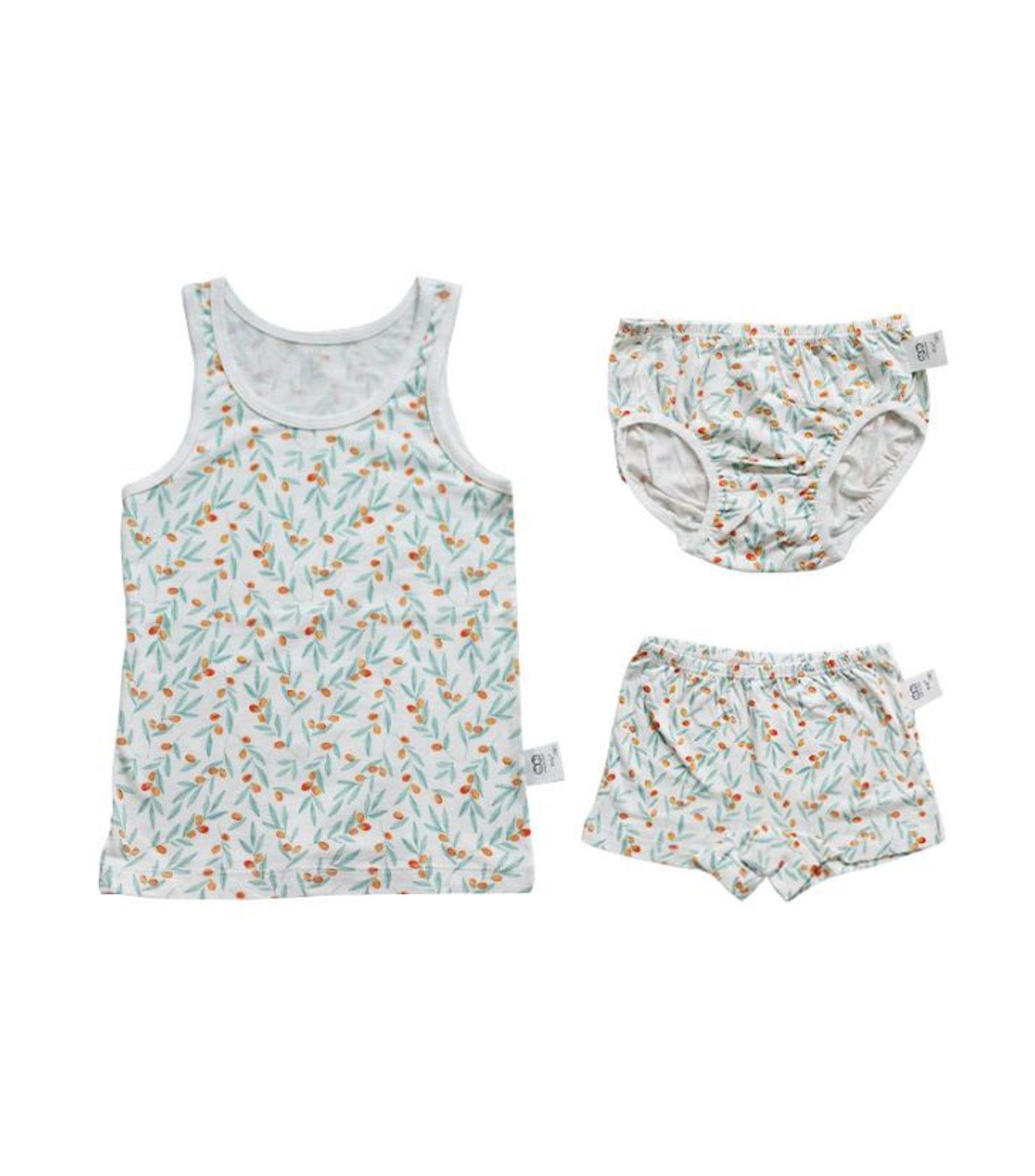Baby Underwear Sando Shorts Set