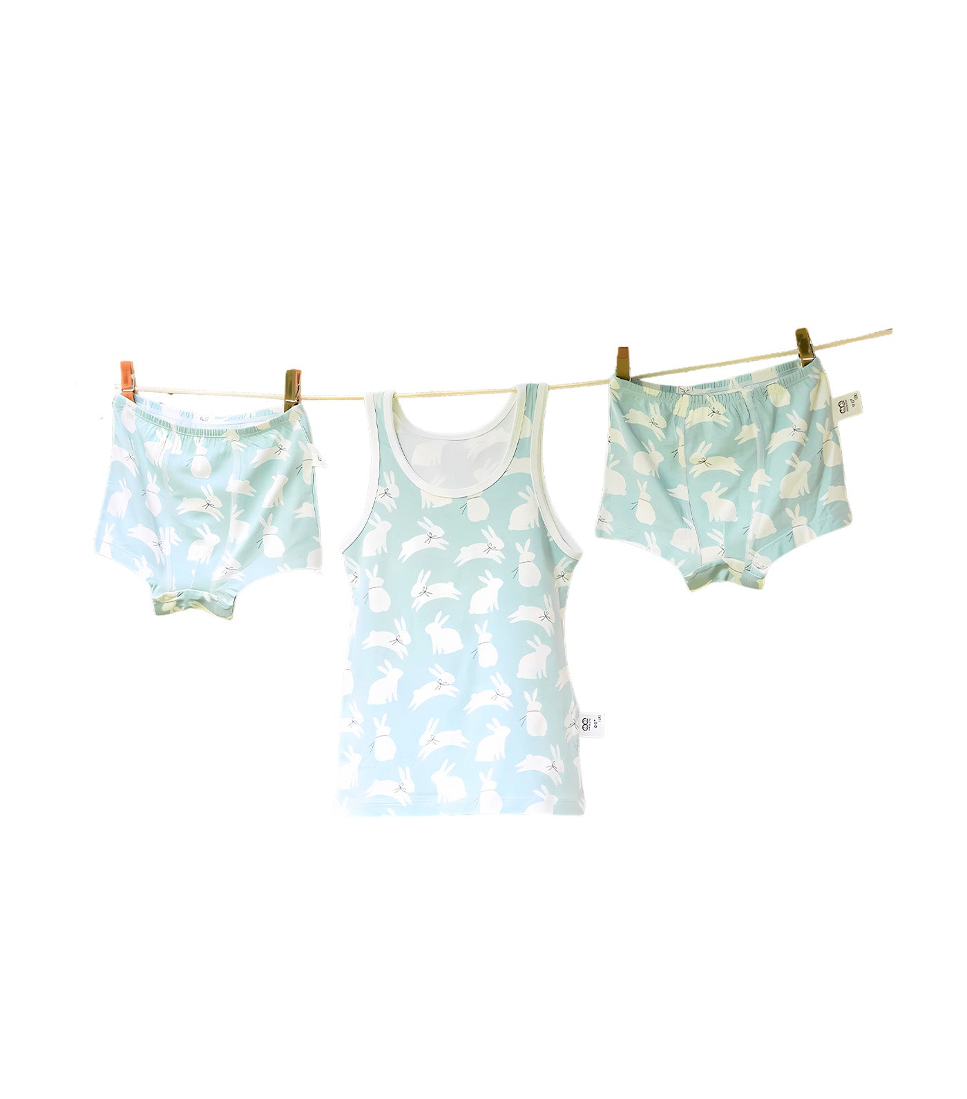 Baby Underwear Sando Shorts Set