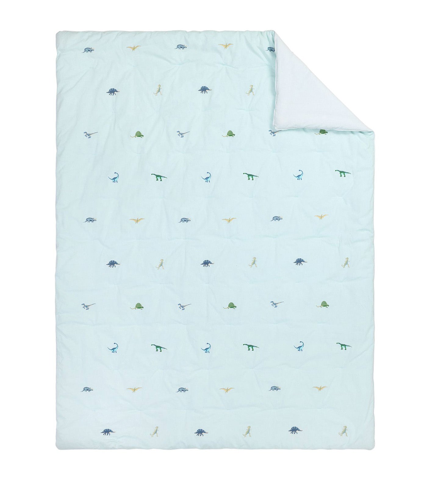 Embroidered Multi Icons Comforter and Shams - Dino