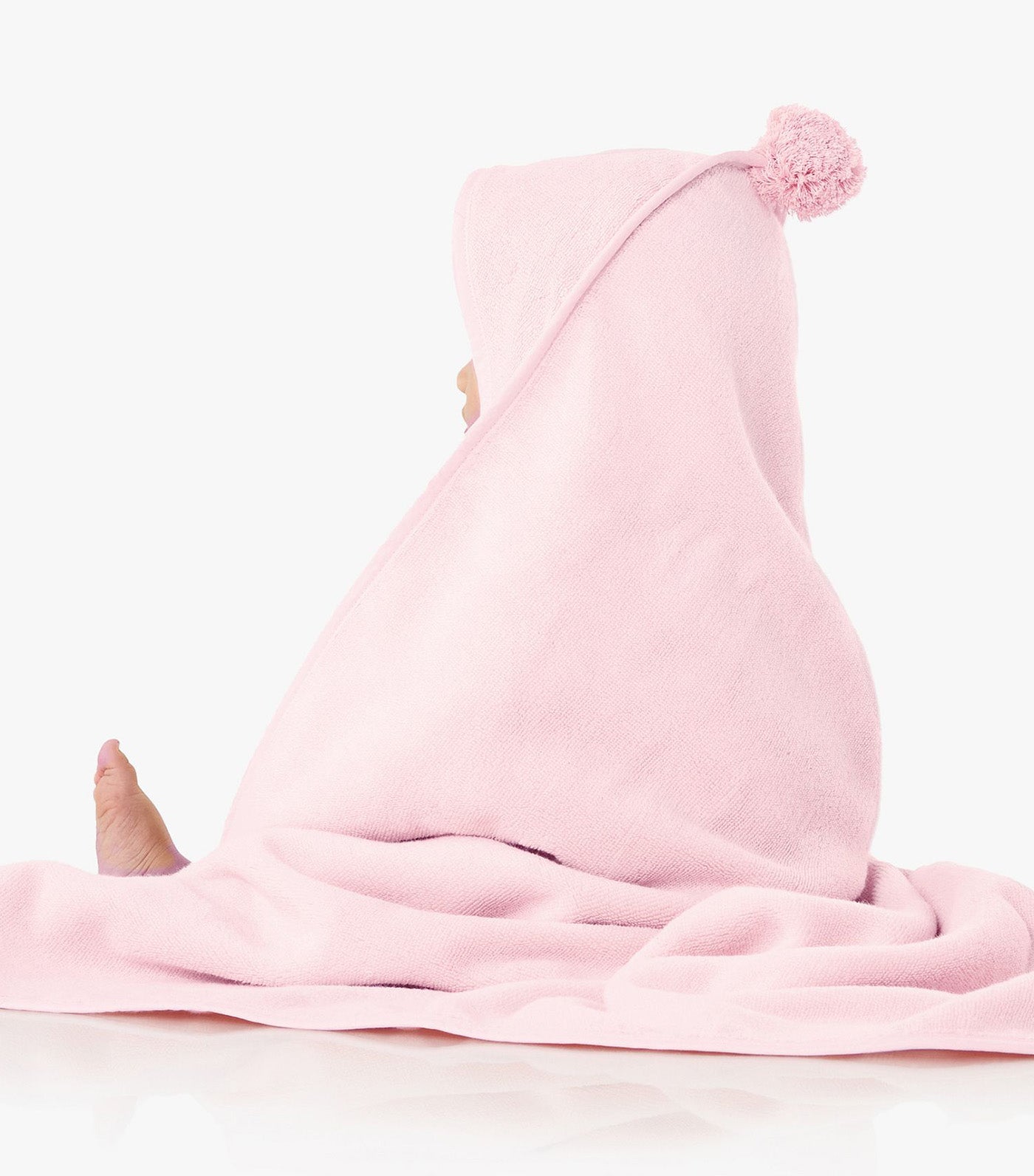 Super Soft Pom Pom Baby Hooded Towel