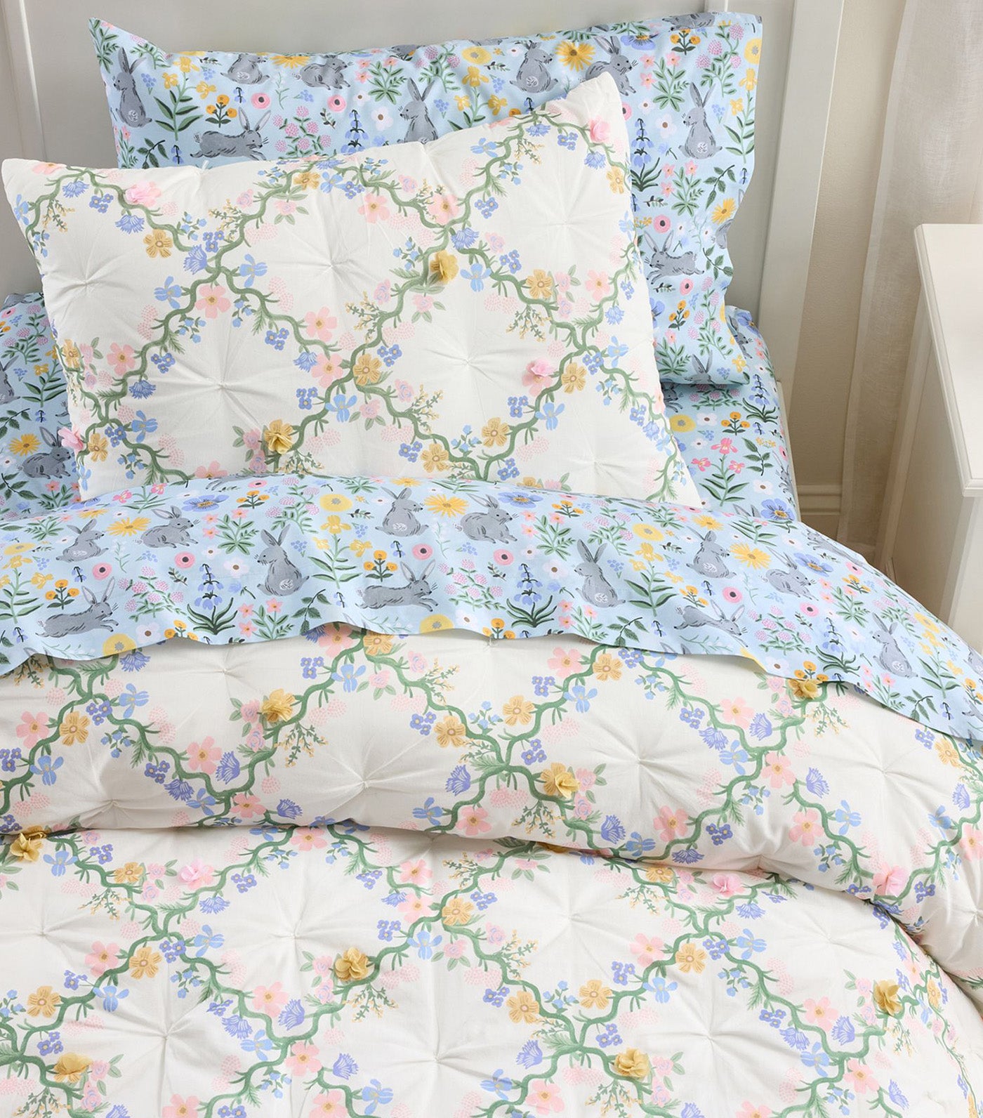 Rifle Paper Co. Floral Trellis Comforters & Shams