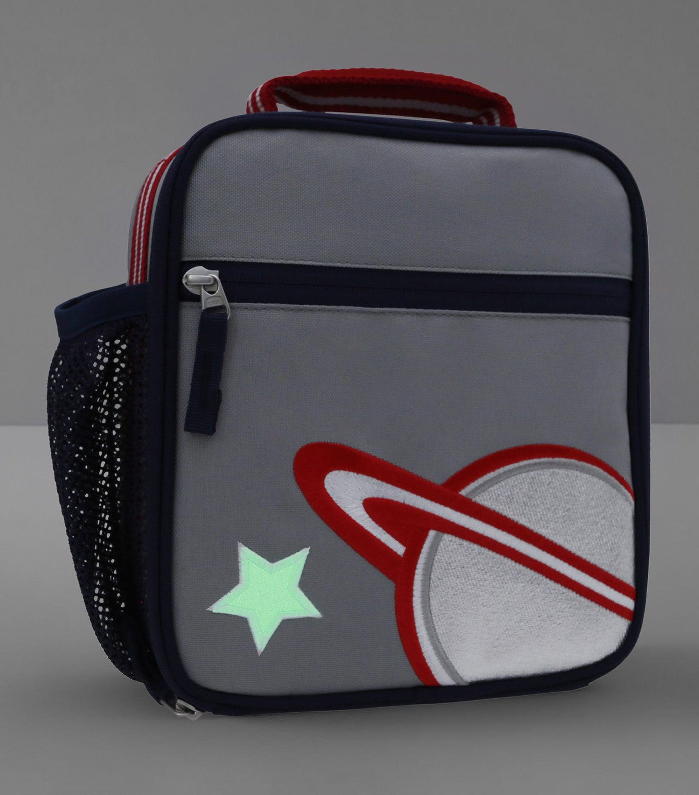 Silver Saturn Glow-in-the-Dark Lunch Box