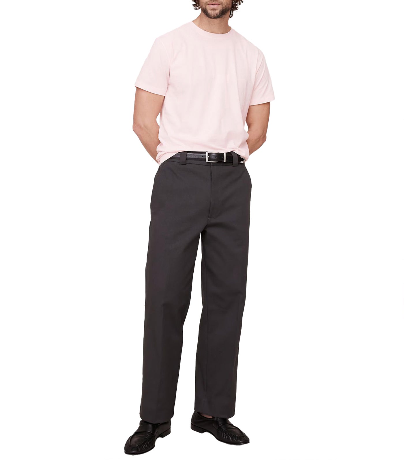 Lightweight Cotton Crew-Neck T-Shirt Heavenly Pink