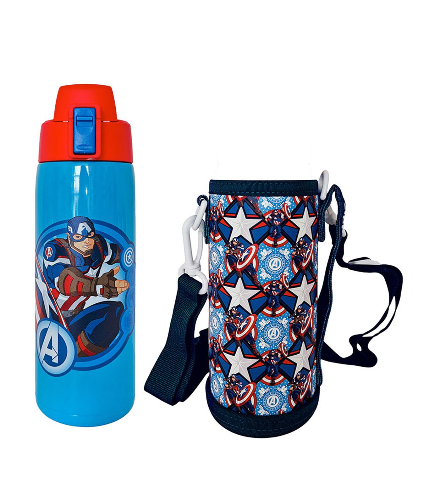 Disney and Marvel 600mL Insulated Tumblers with Carrying Pouch