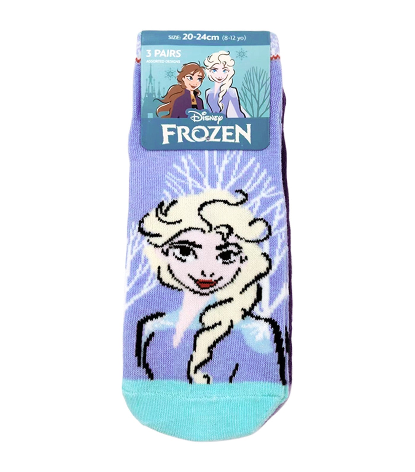 Lil Legends Sneaker Socks (3-Pair Pack) - Frozen Idyllic Wonder Pop Socks