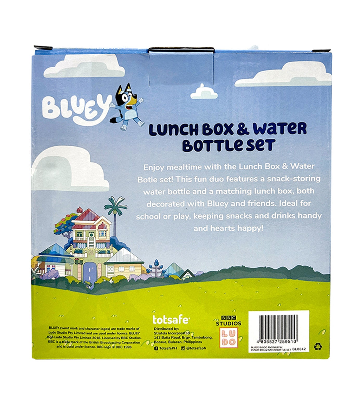 Bluey Lunch Box and Water Bottle Set Collection
